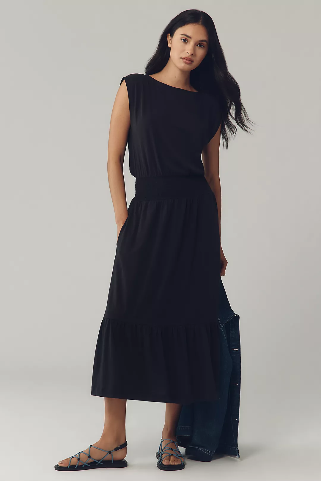 Nation Los Angeles Evonne Sleeveless Midi Dress