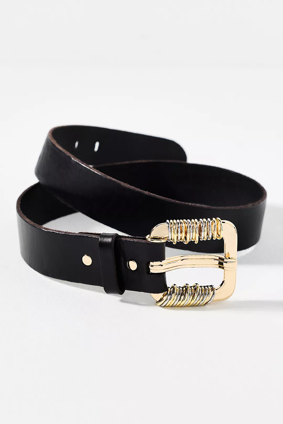 Multi Ring Accent Buckle Belt