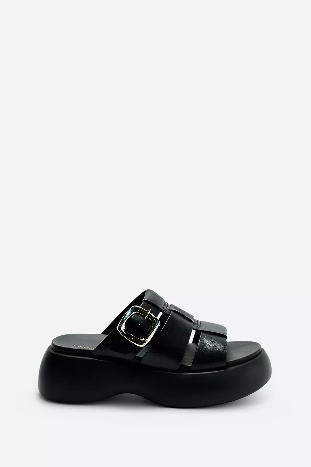 Intentionally Blank Nell Platform Slide Sandals