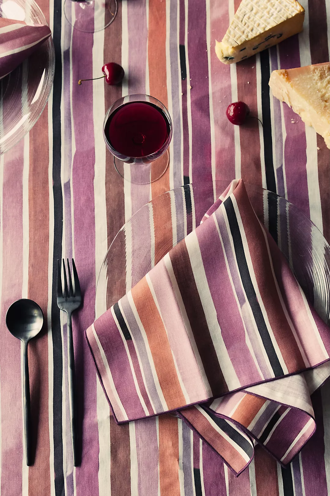 Goldie Home Linen Lisbon Striped Napkins, Set of 4