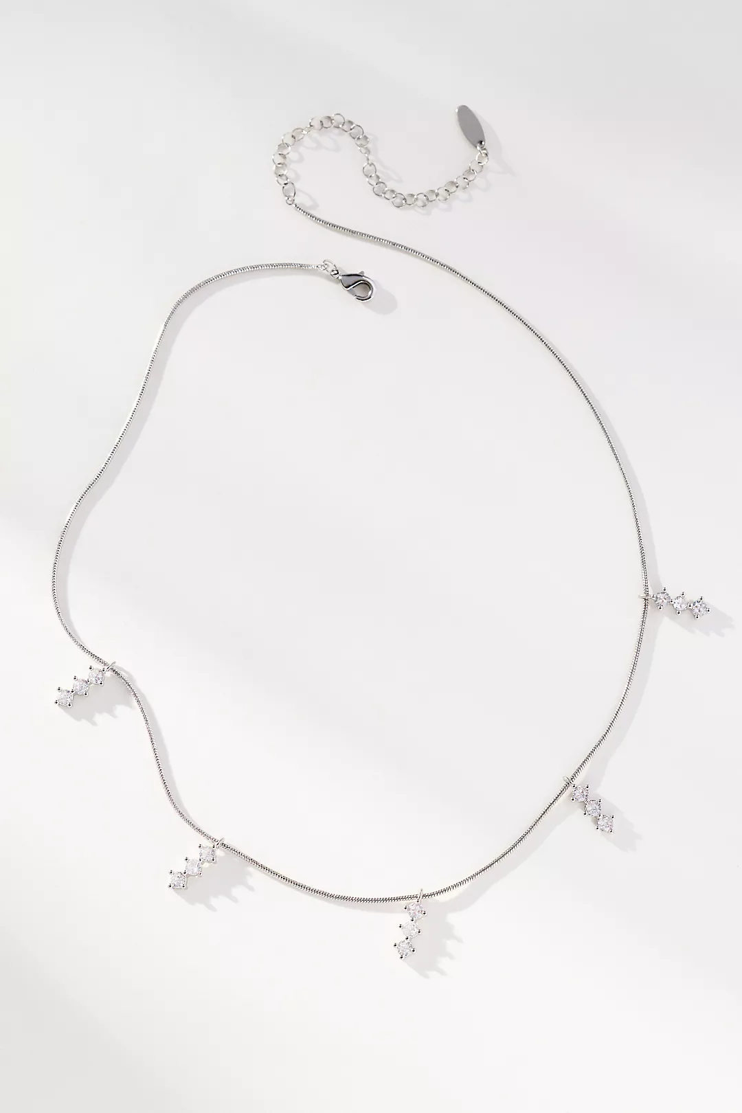 Delicate Drippy Crystal Necklace