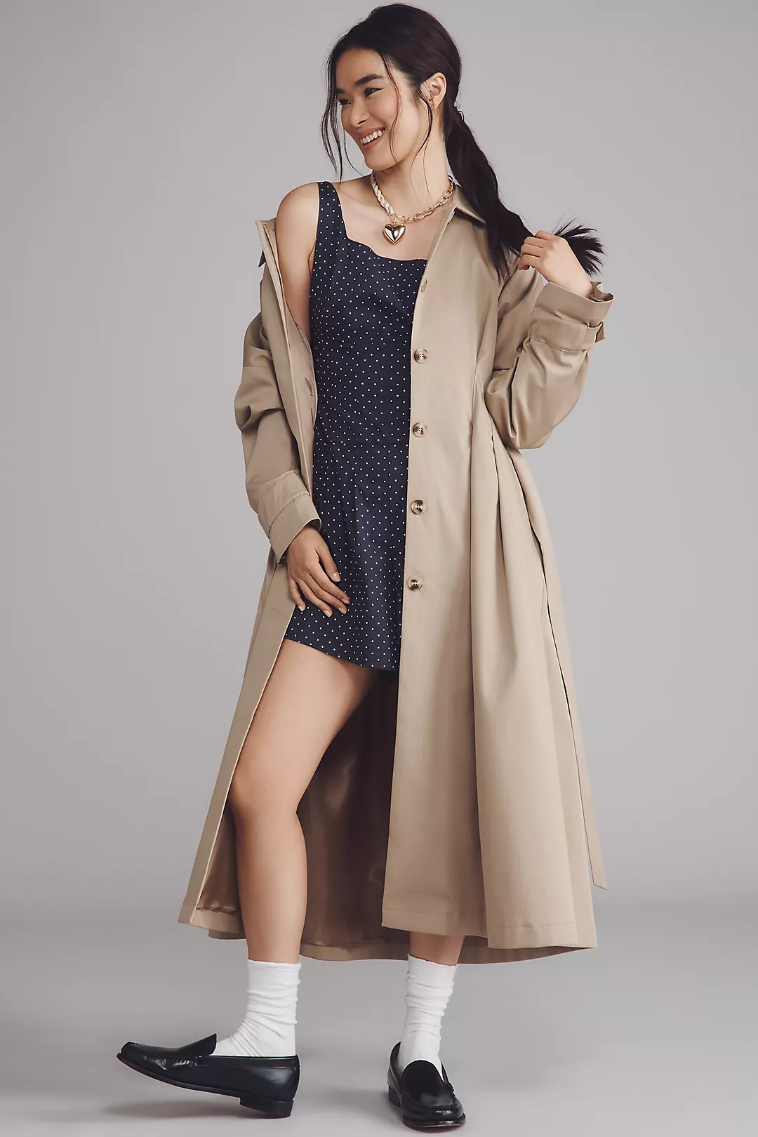 The Tobie Trench Coat by Exquise