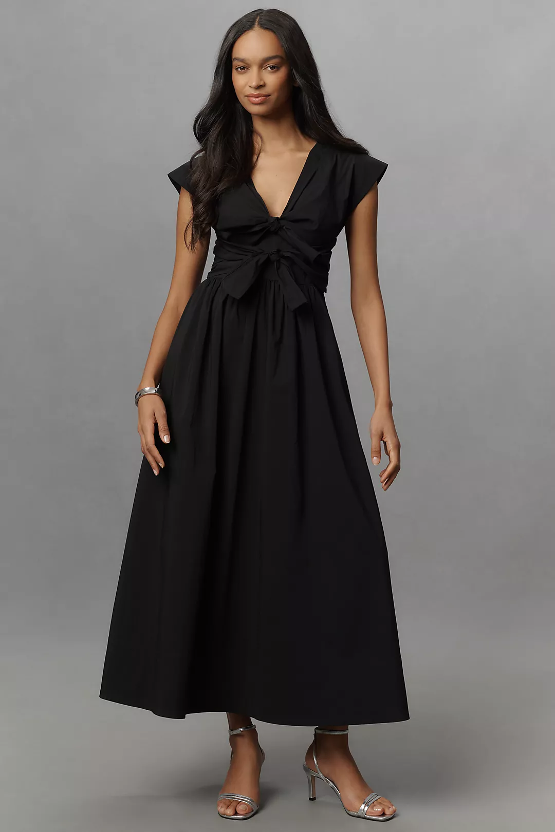 Hunter Bell Calista Bow Midi Dress