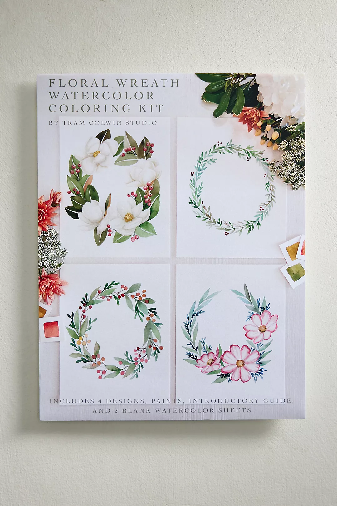 Floral Wreath Watercolor Kit