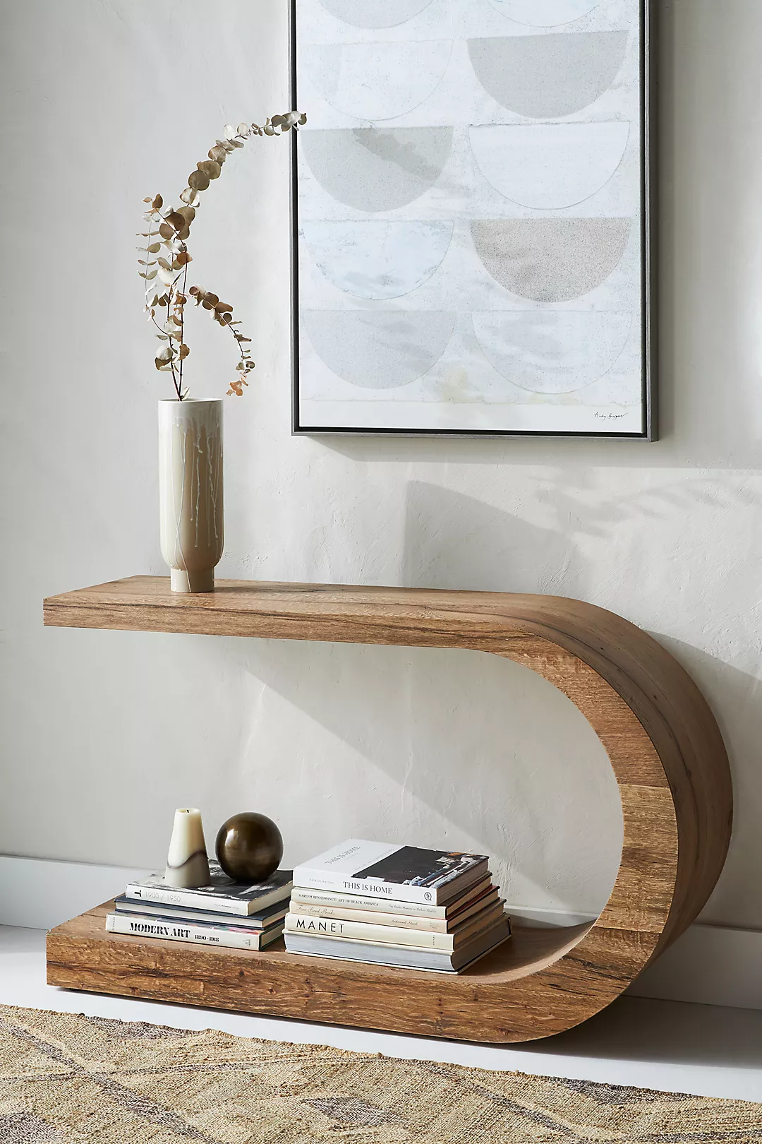 Palma Reclaimed Wood Sculptural Console