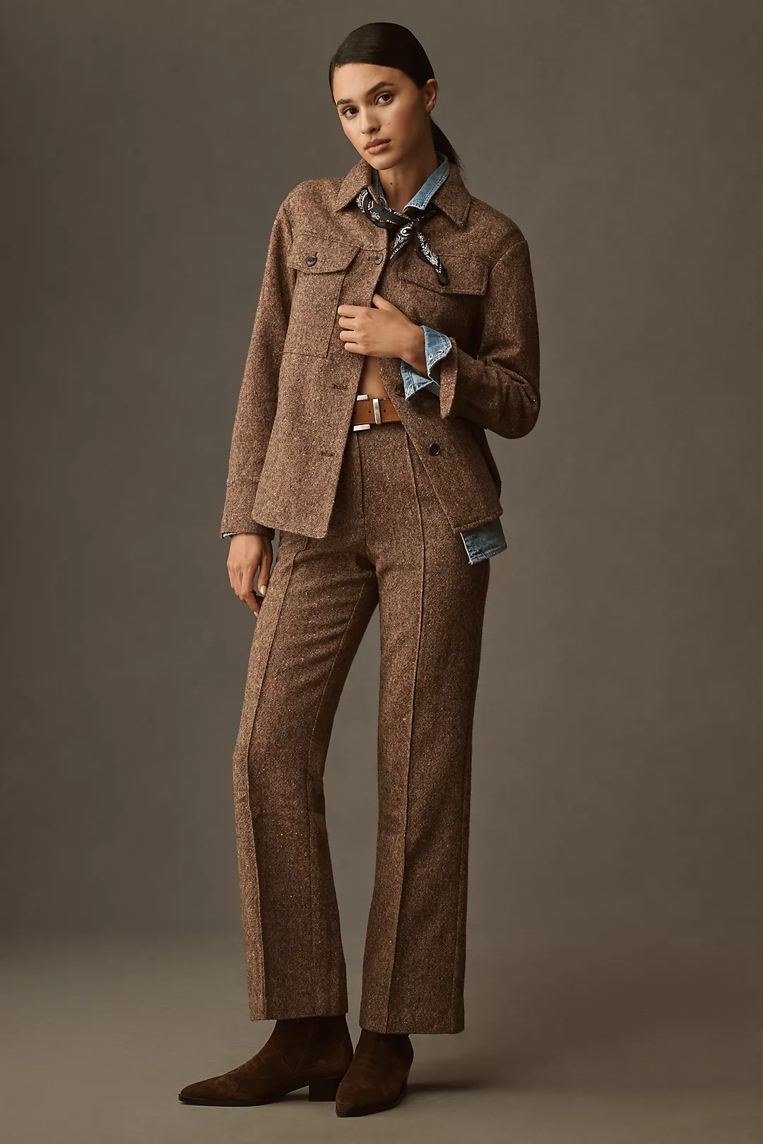 ALIGNE Lena Wool-Blend Trousers