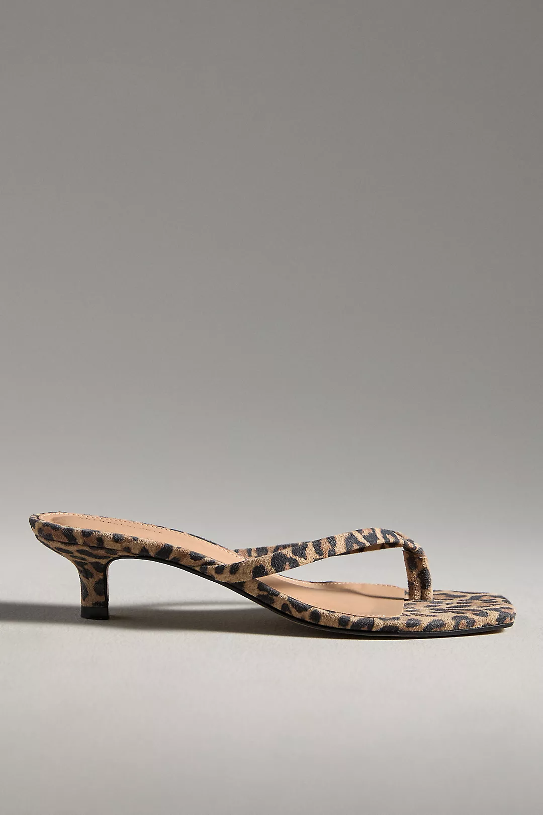 By Anthropologie Thong Kitten Heels
