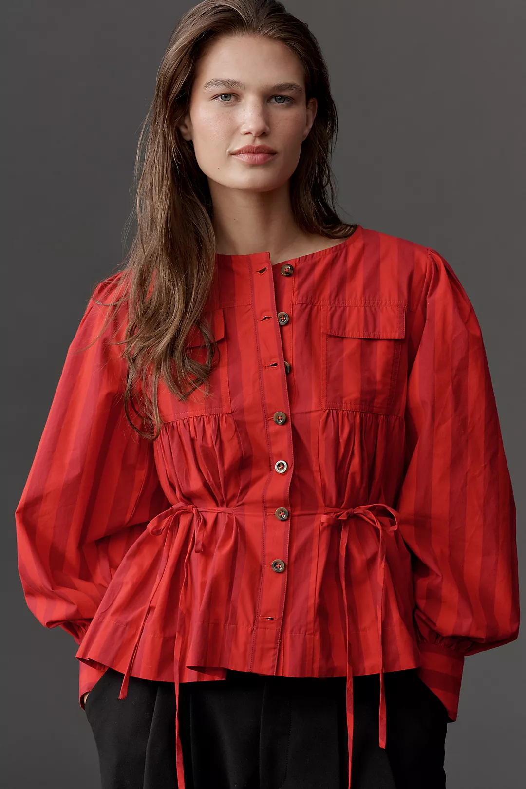 Damson Madder Charlize Buttondown Blouse