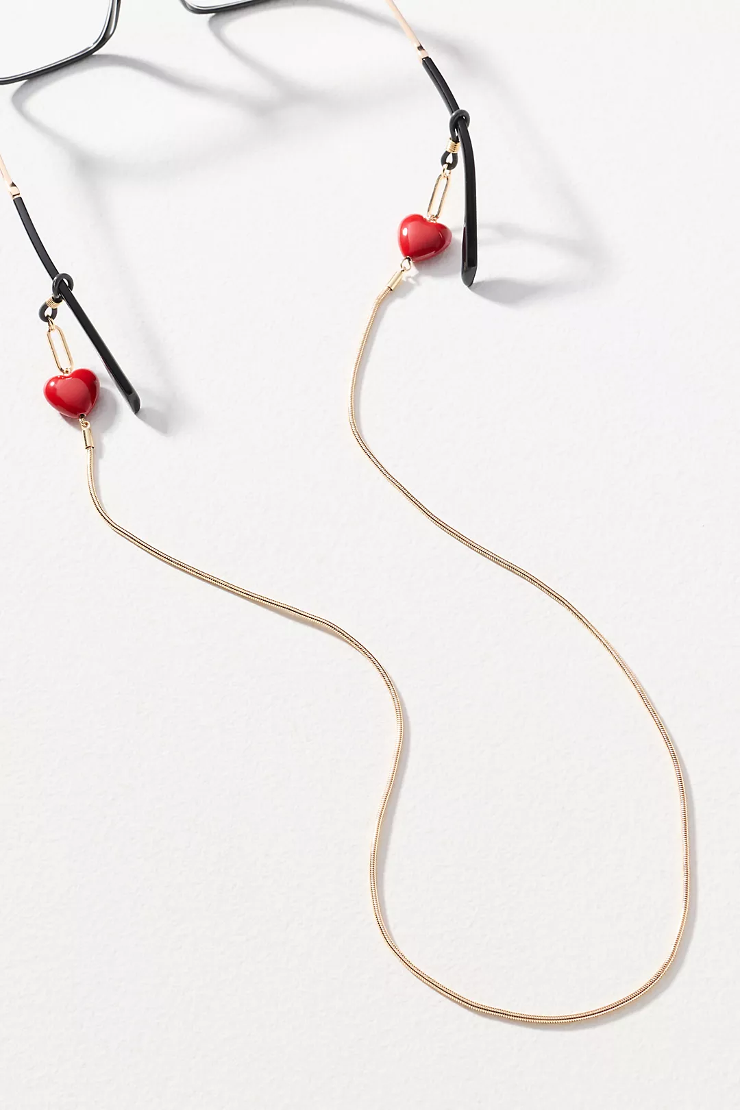 Heart Charm Eyeglass Chain