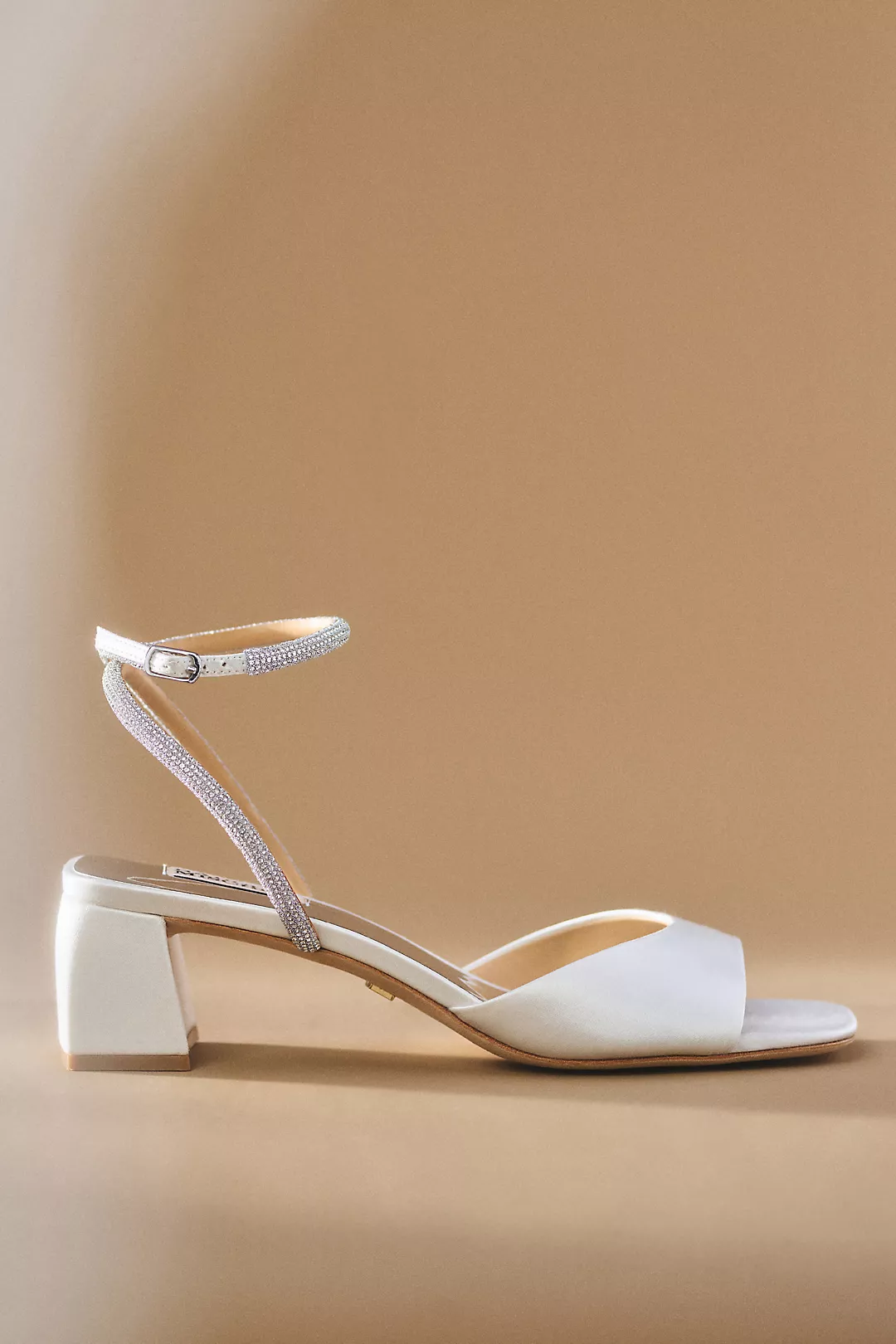 Badgley Mischka Infinity Satin Block Heels