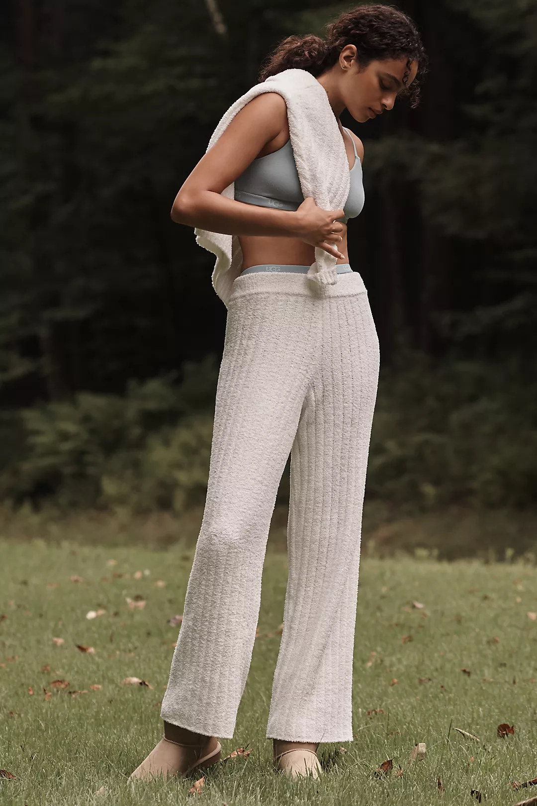 UGG® Terri Ribbed Pull-On Wide-Leg Pants