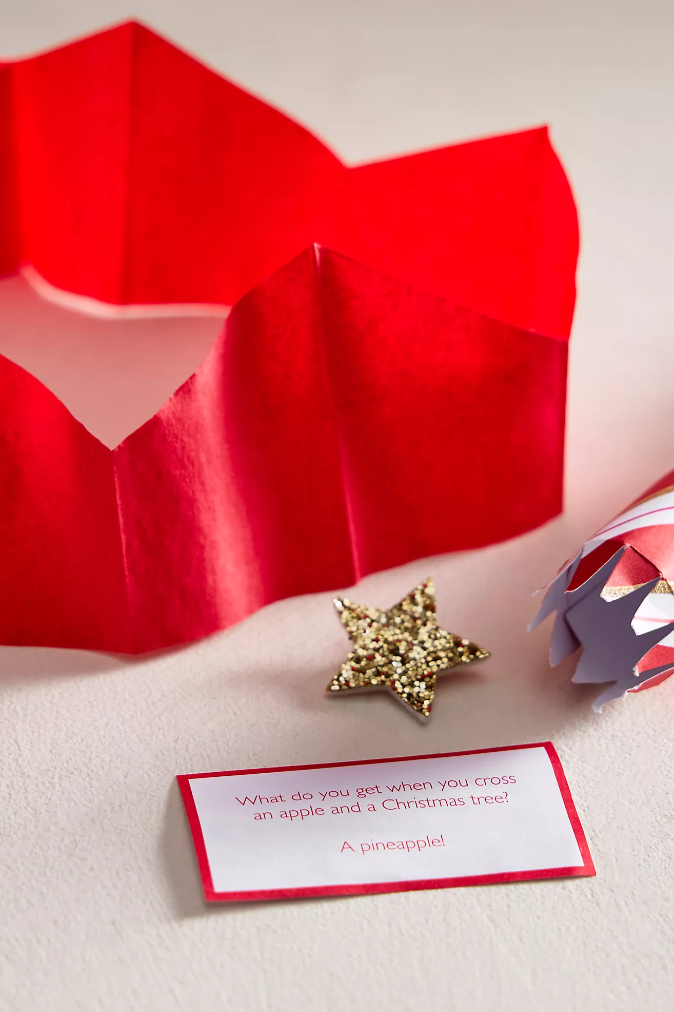 Candy Cane Party Crackers, Set of 6