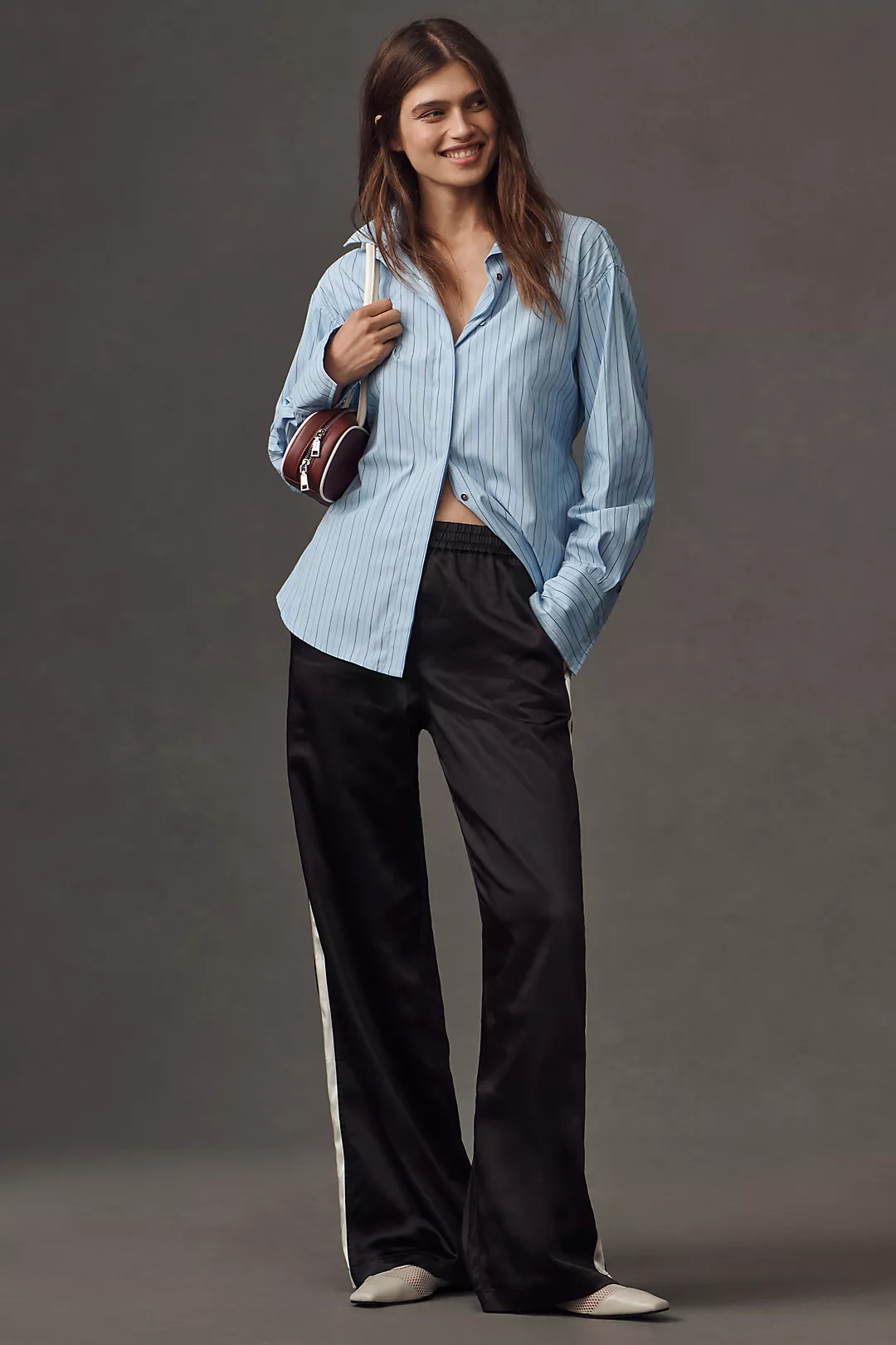 Sanctuary Satin Track Pants