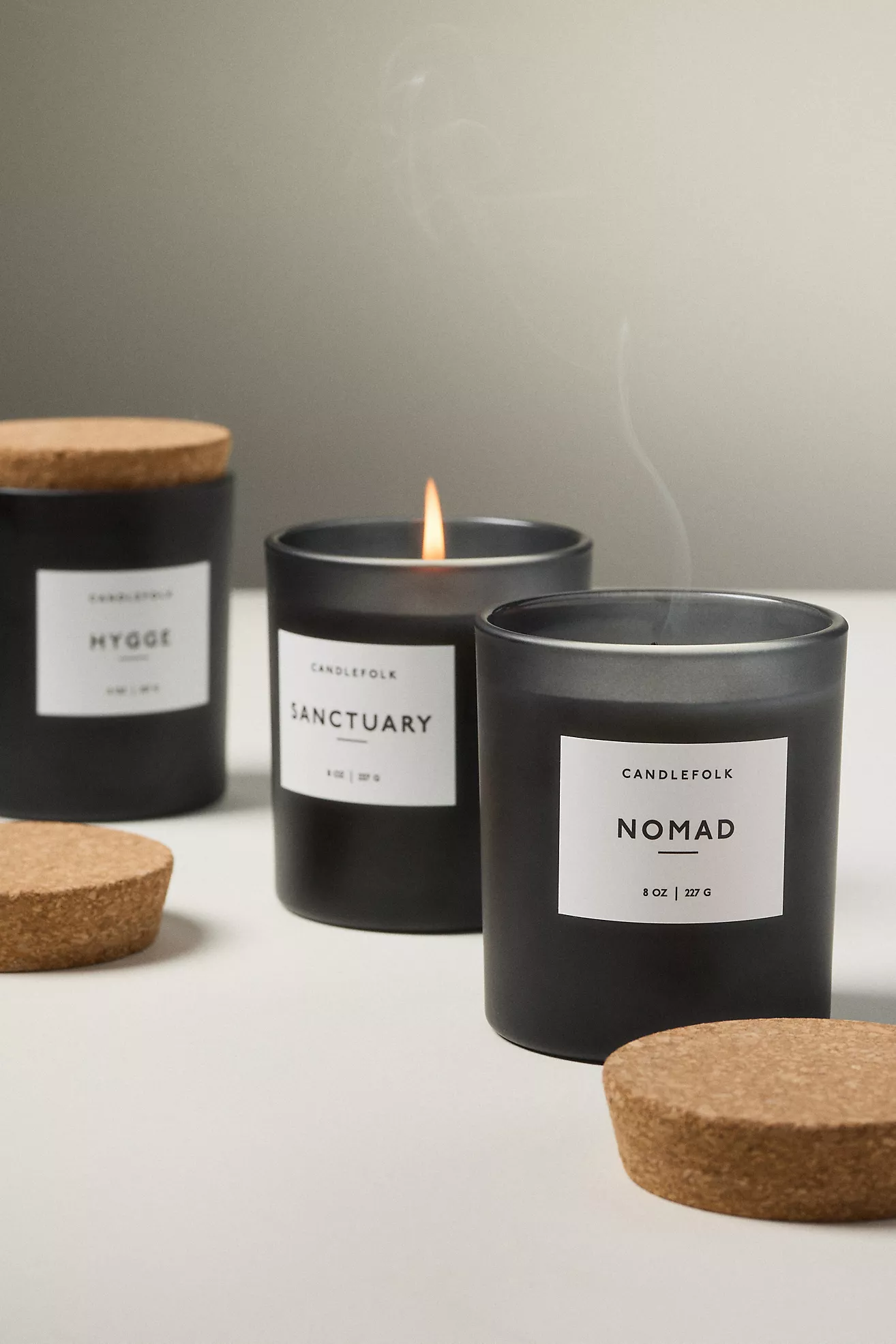 Candlefolk Woody Nomad Glass Candle