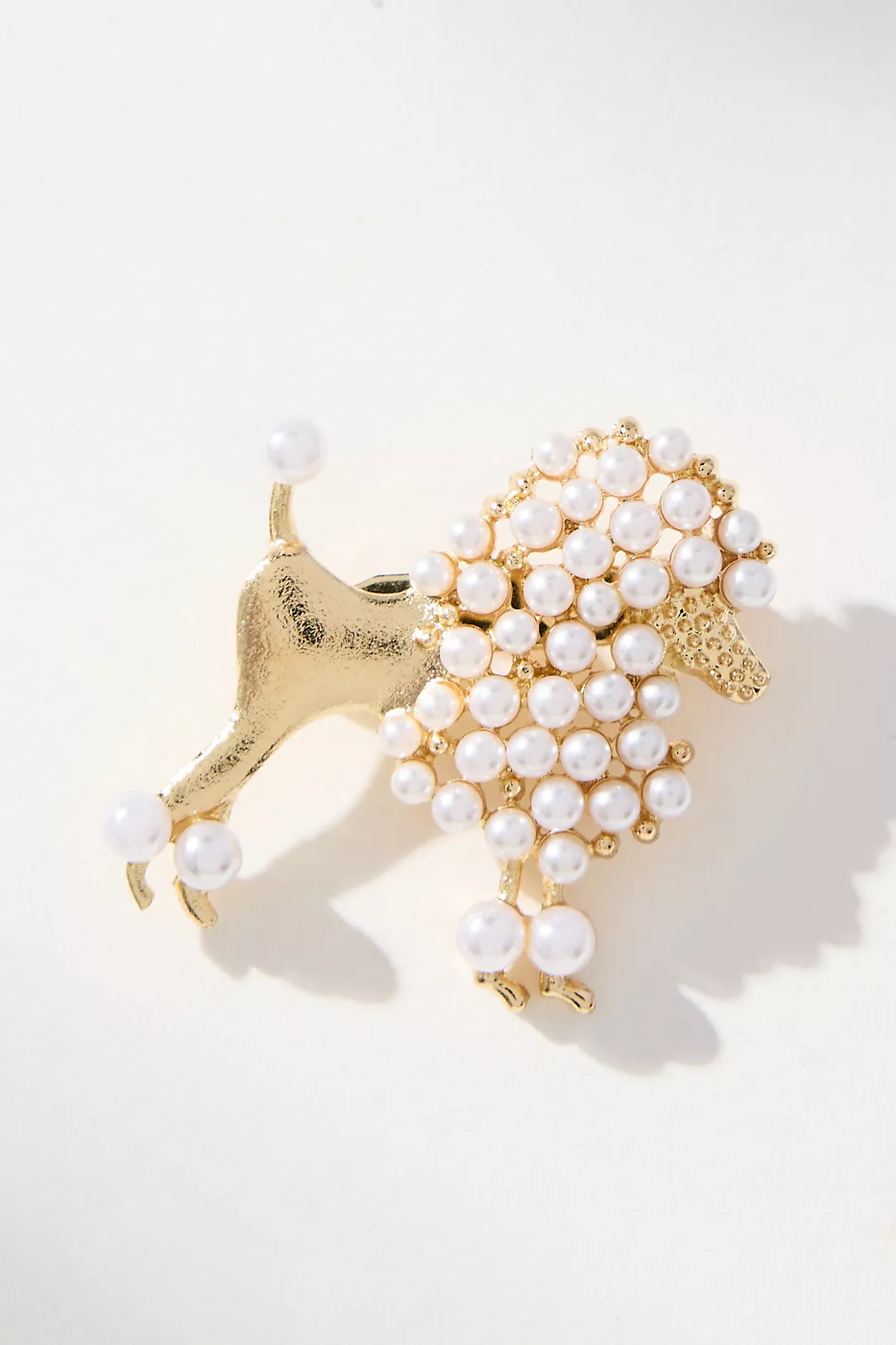 Pearled Pup Pin