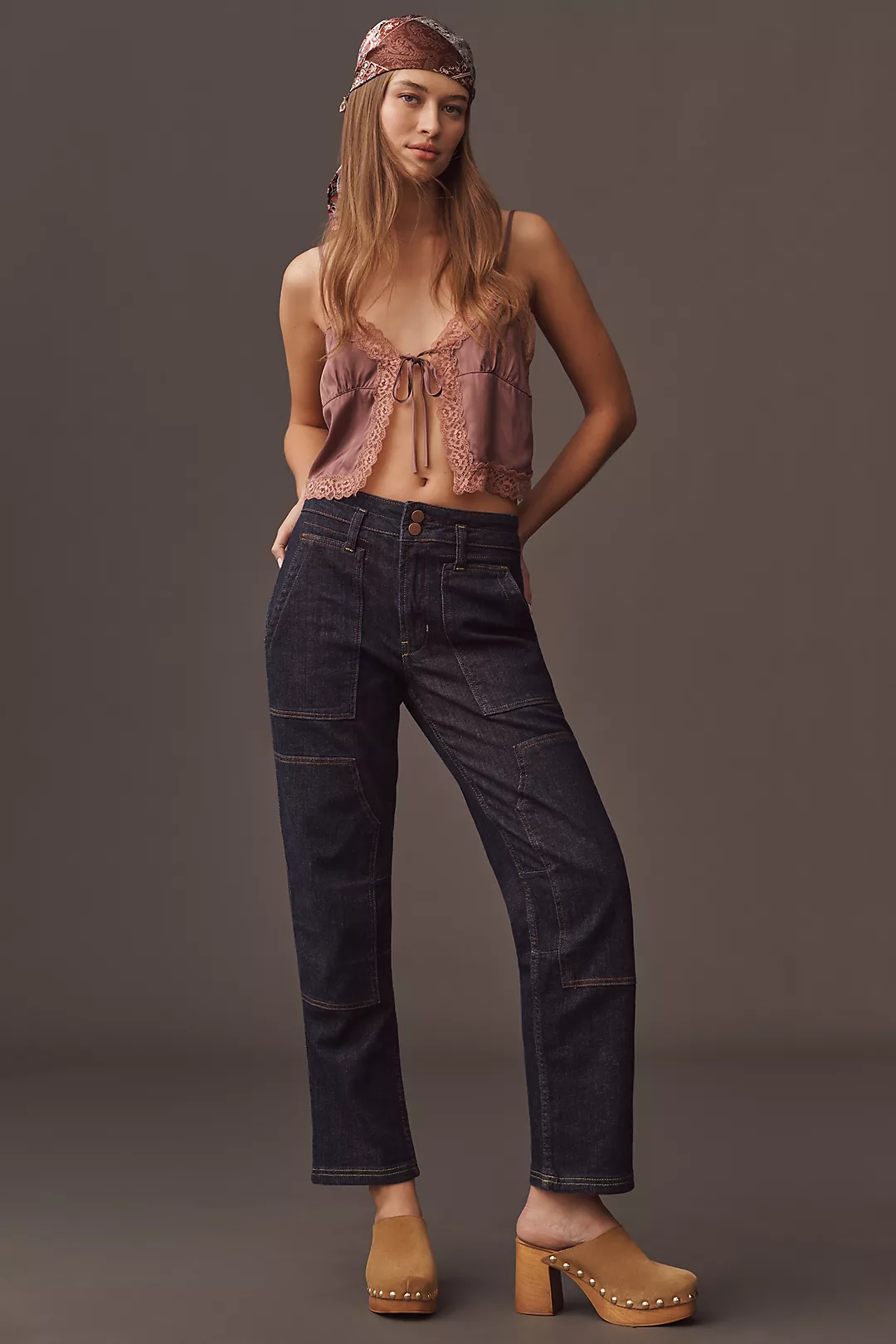 The Wanderer Mid-Rise Relaxed Jeans by Pilcro