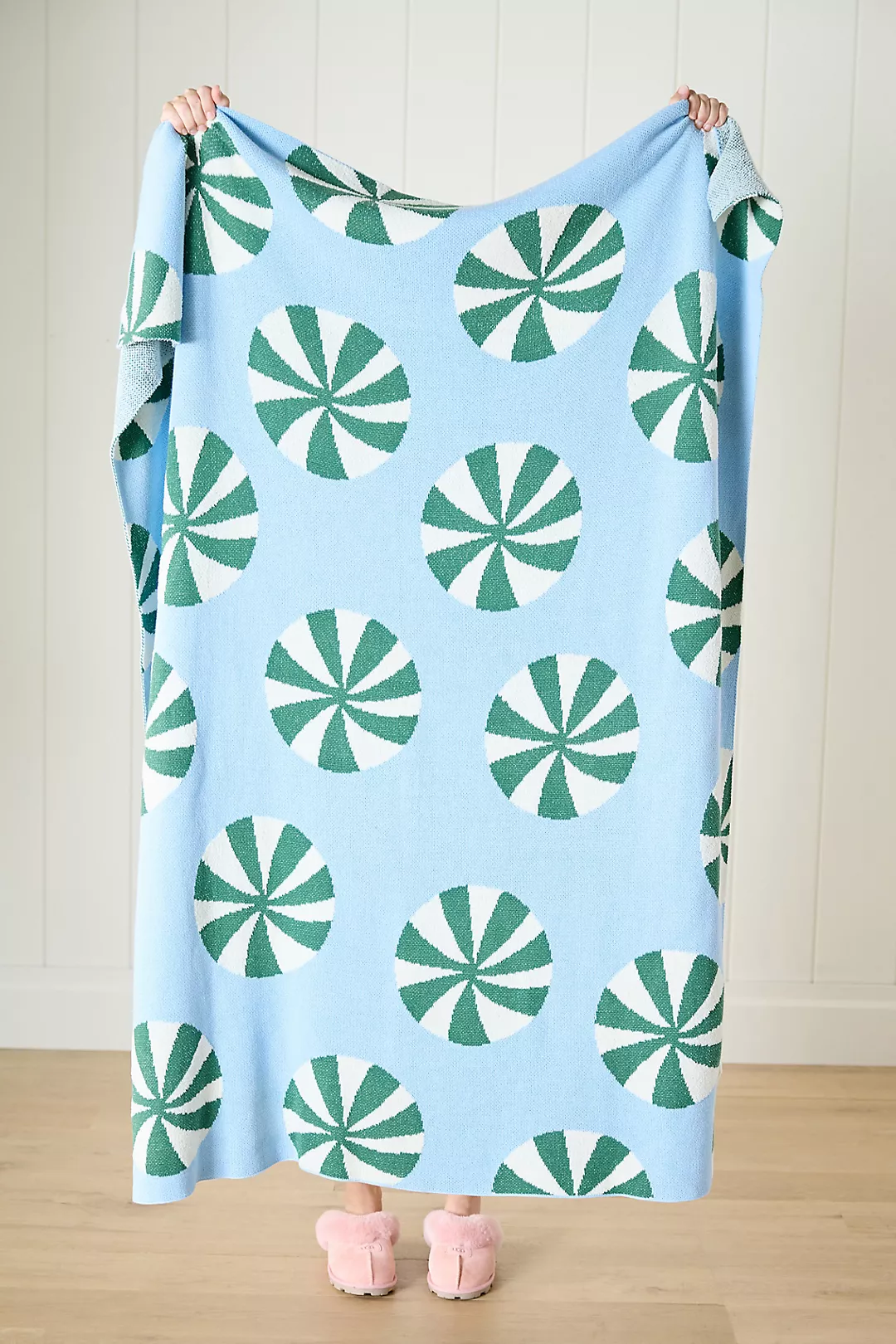 Bonnie Jacquard Knit Throw Blanket