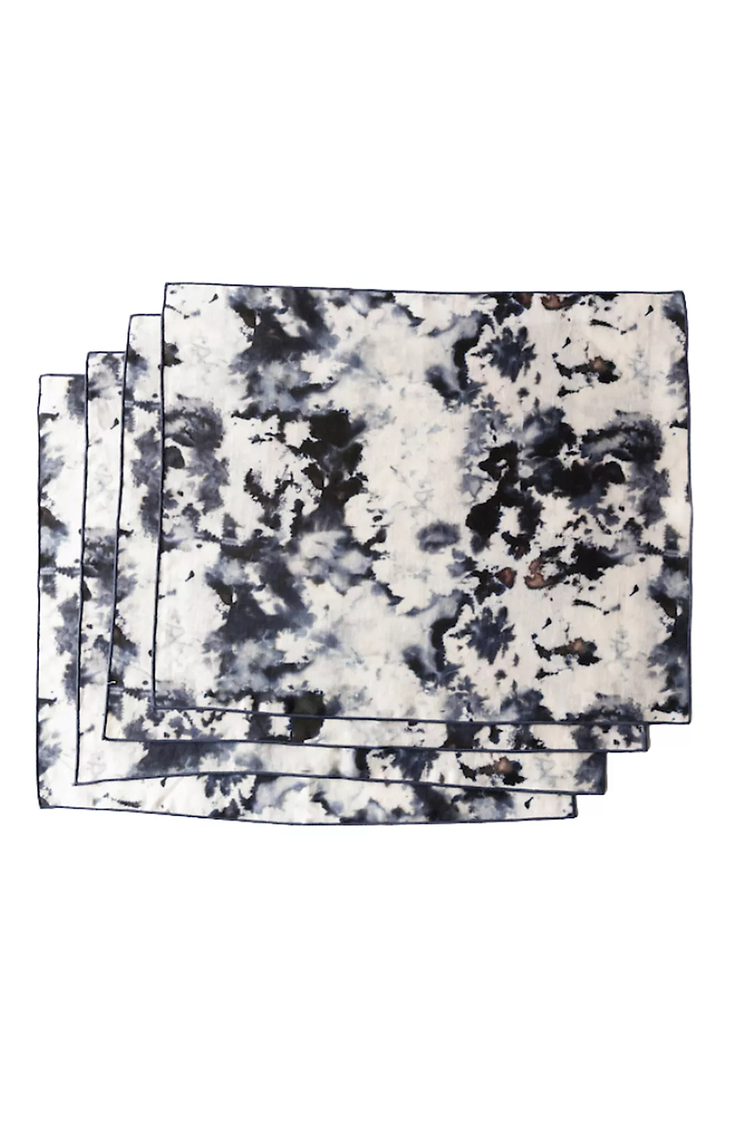 Goldie Home Linen Marble Print Placemats, Set of 4