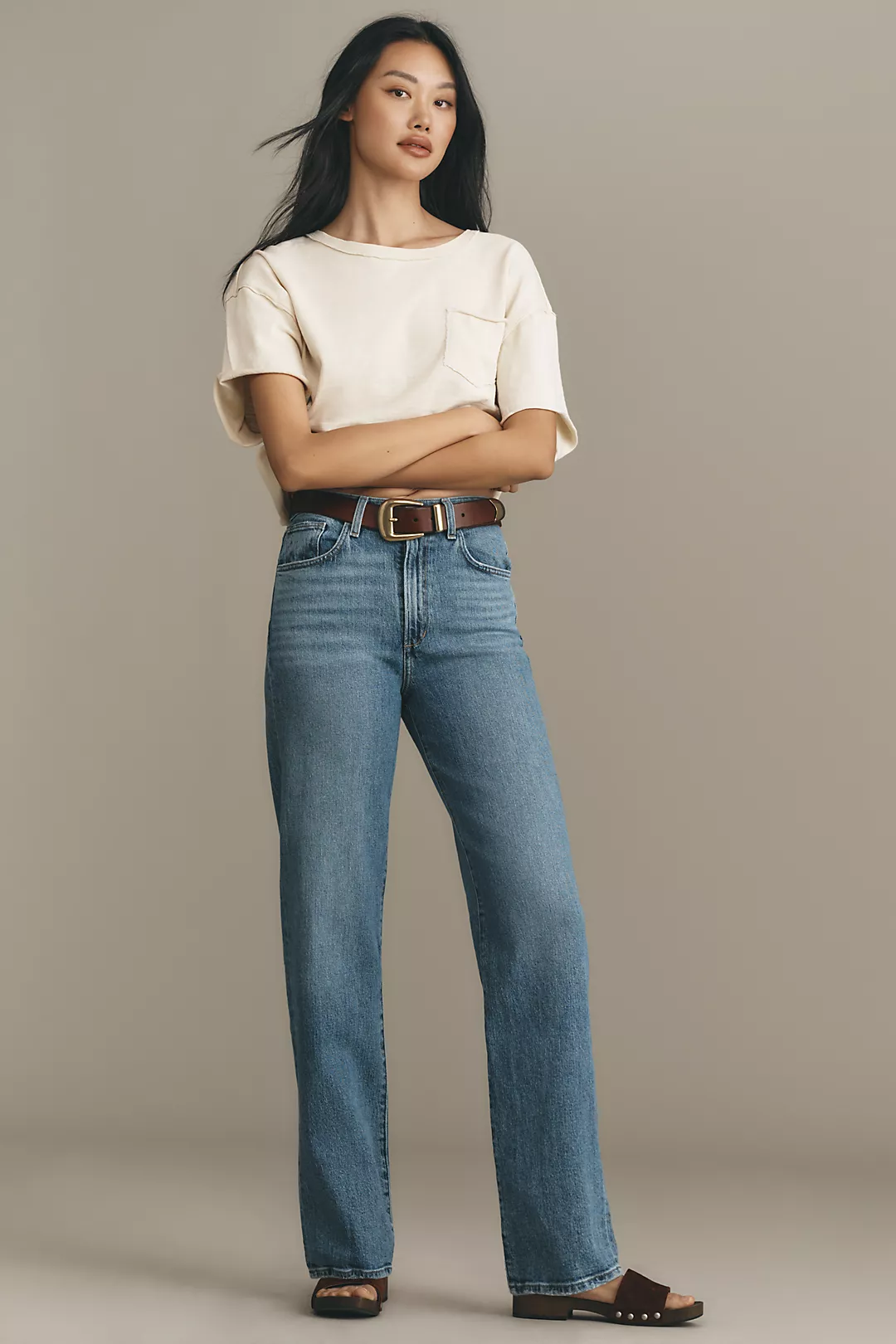 Joe's Jeans Margot High-Rise Straight-Leg Jeans