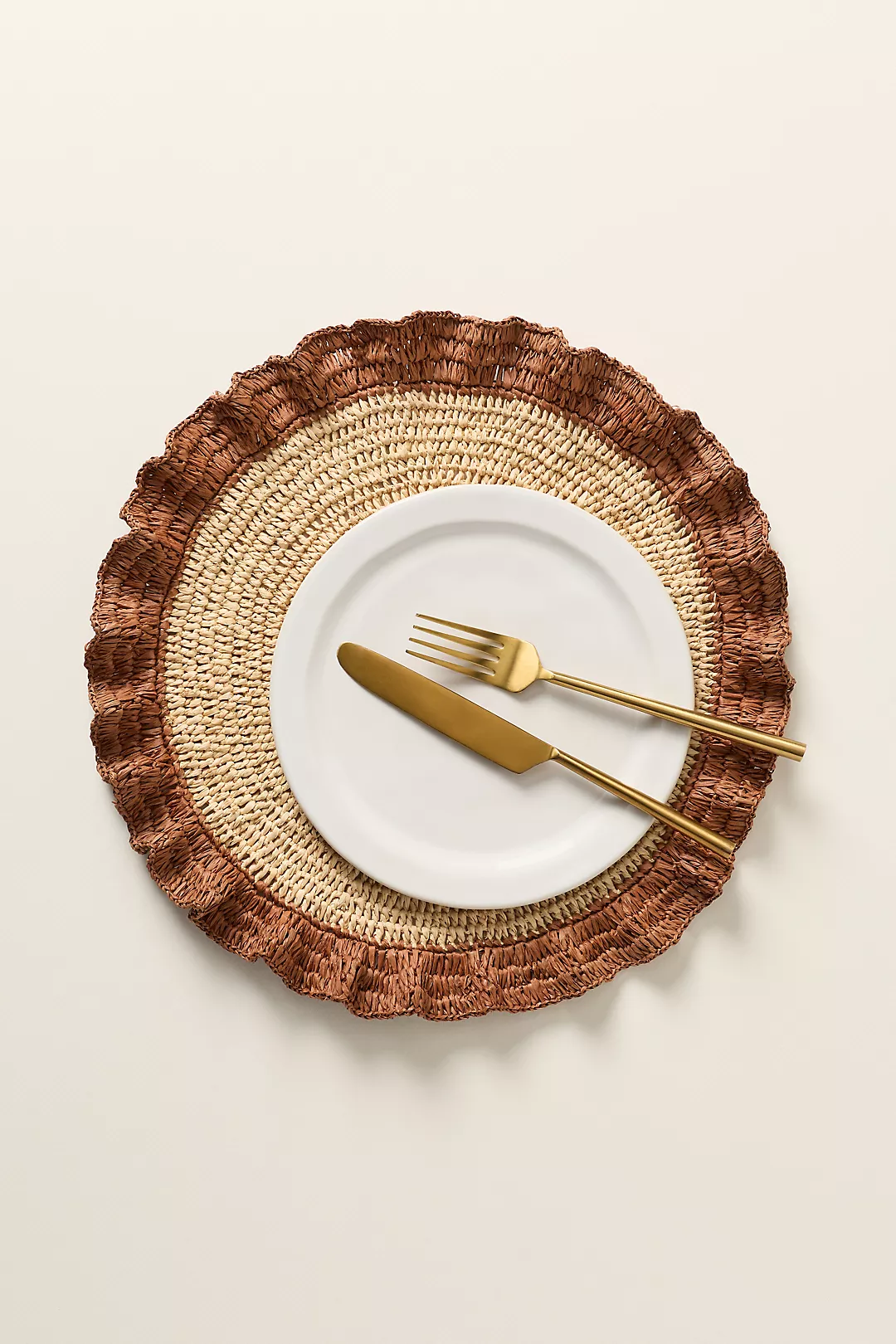 Handwoven Ruffle Placemat