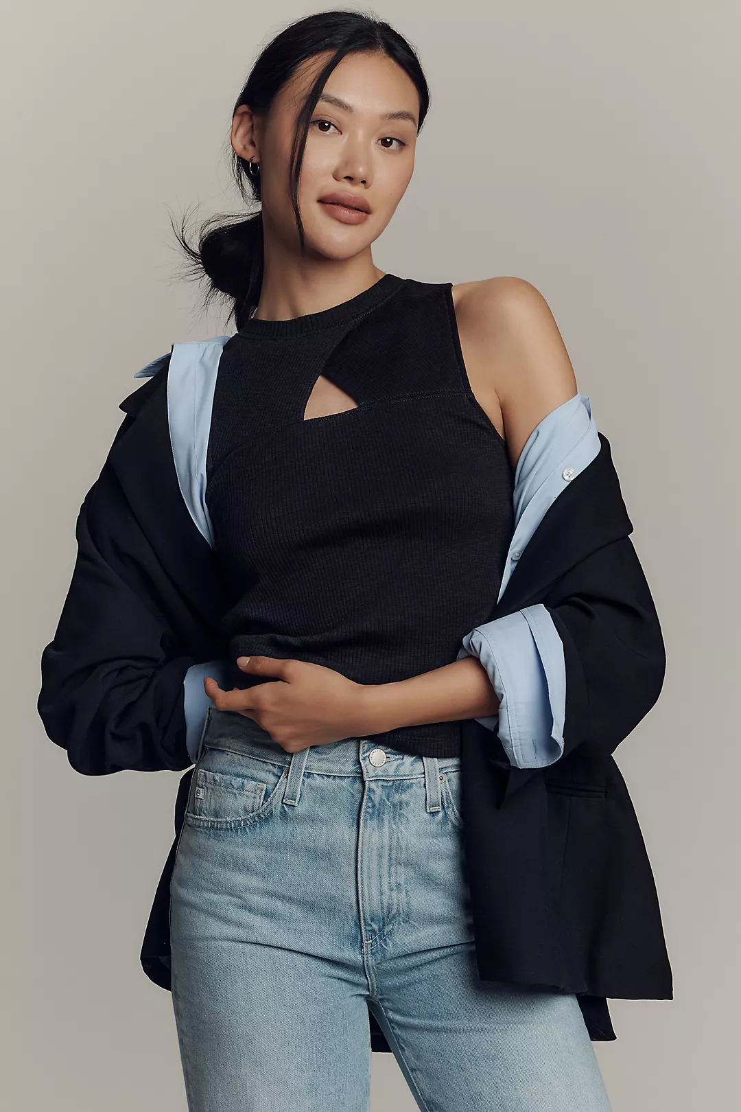 Nation Los Angeles Ellie Keyhole Top