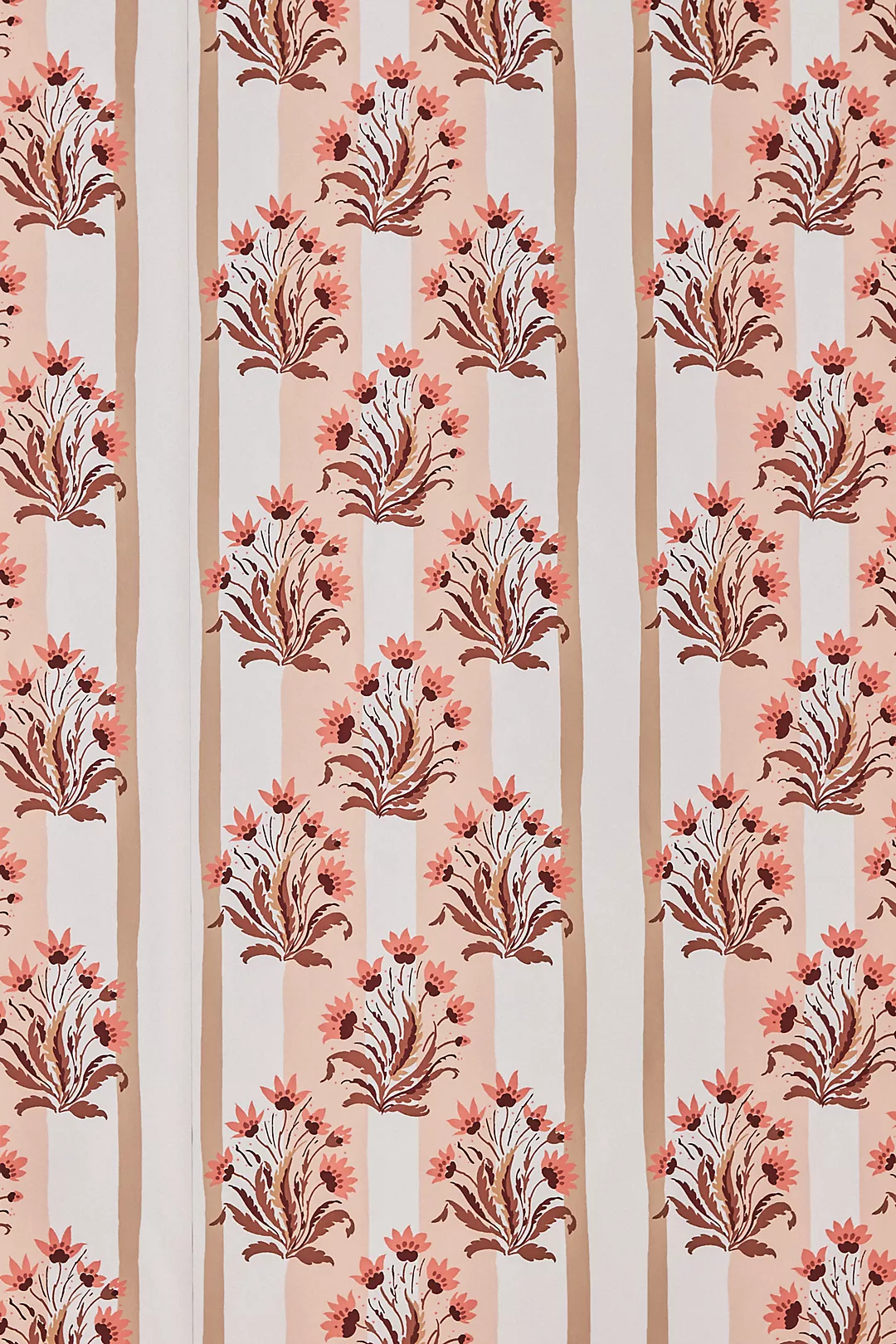 Nathan Turner Hillhouse Stripe Floral Wallpaper