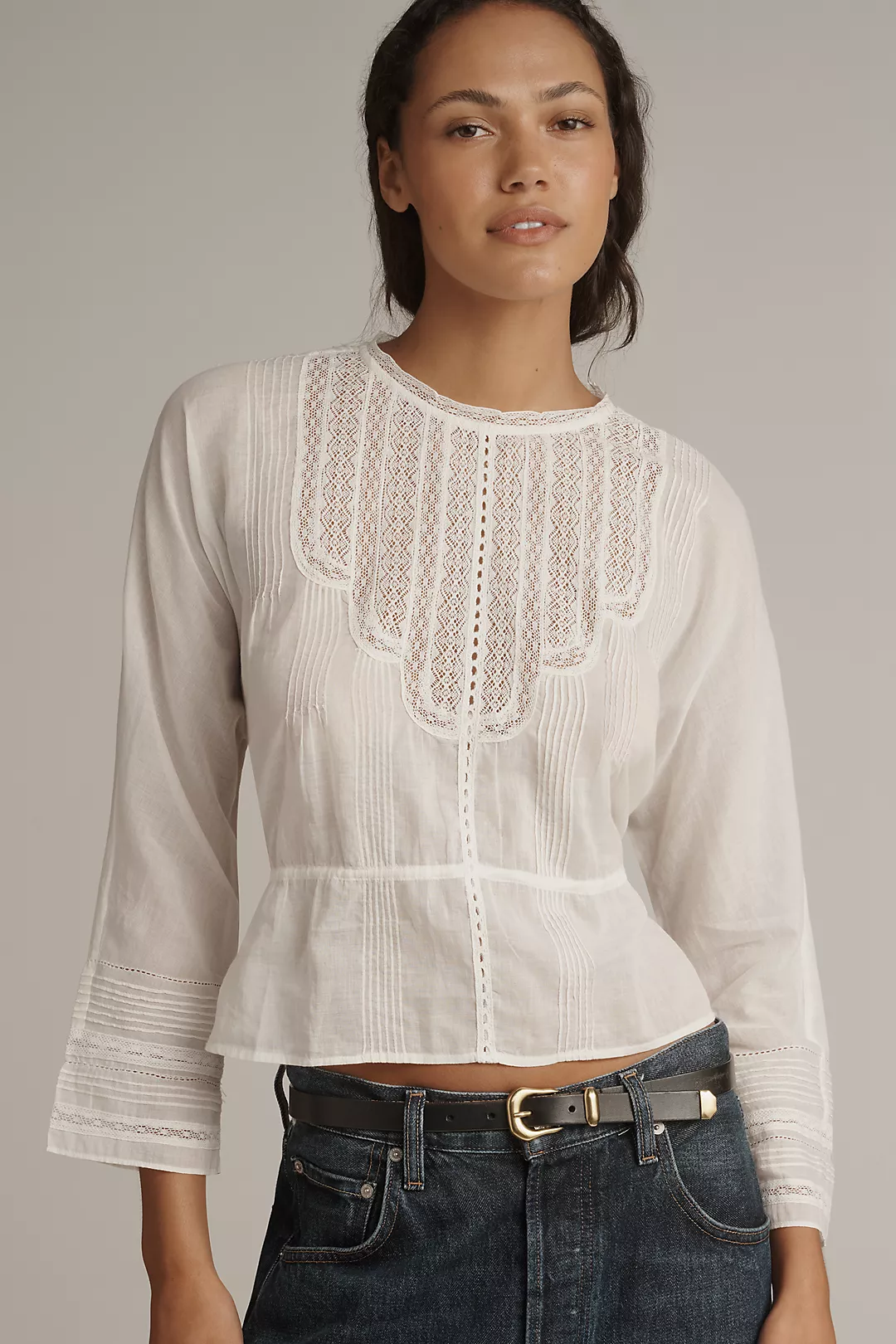 THE GREAT. Victorian Lace Top