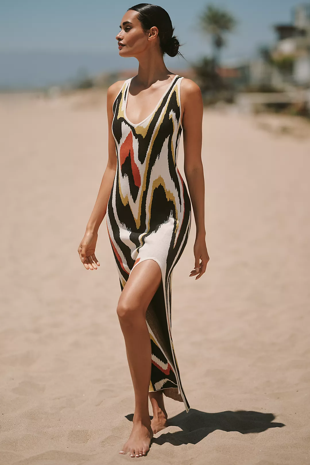 Celandine Sleeveless Sweater Midi Dress