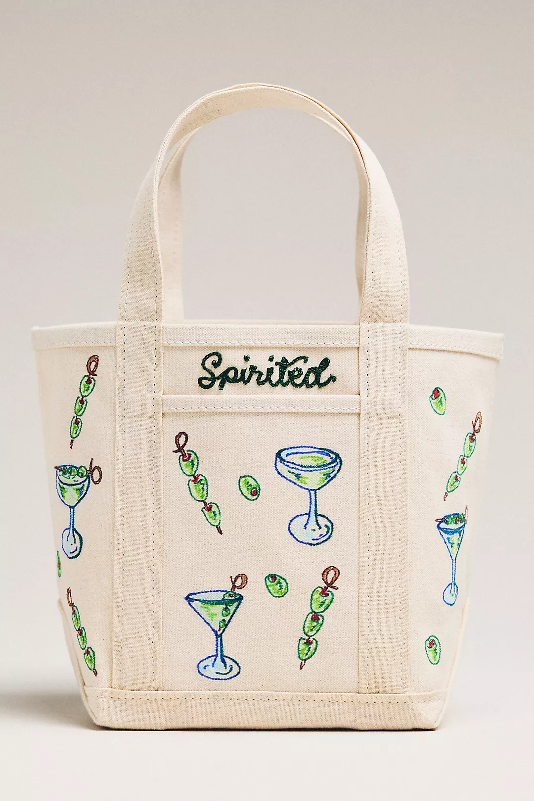 Maker / Scholar Hand-Painted Canvas Tote