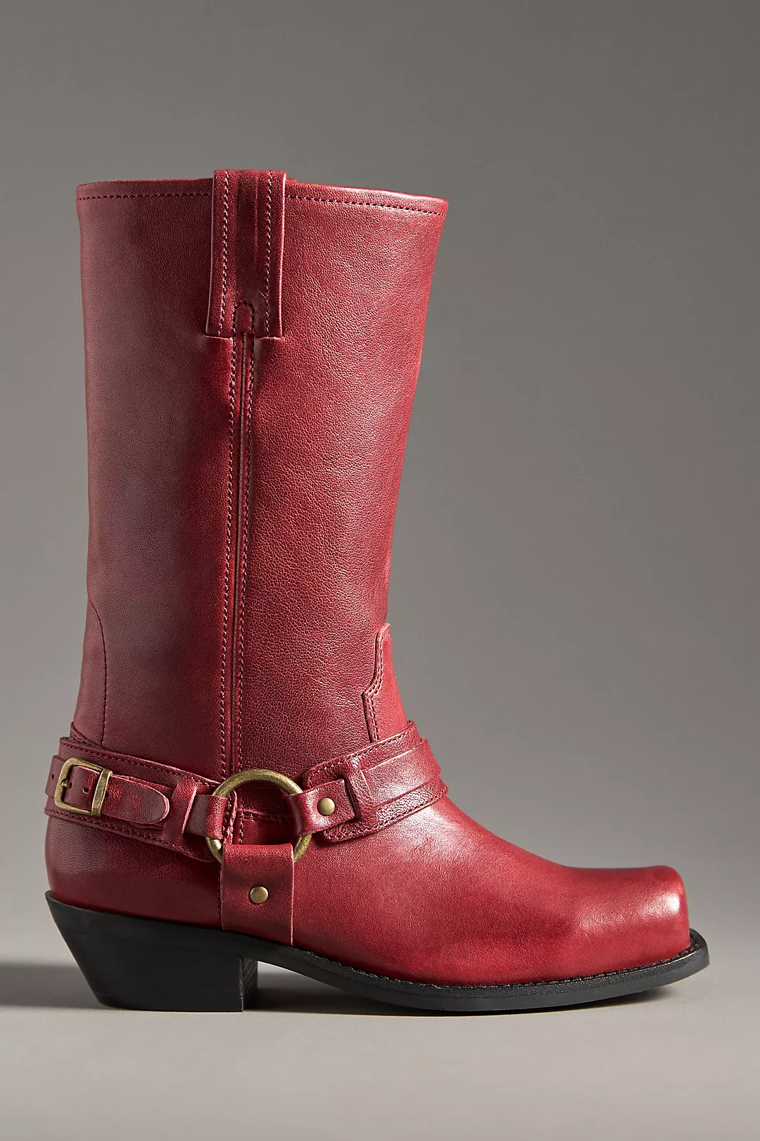 Jeffrey Campbell Waylon Square-Toe Western Boots