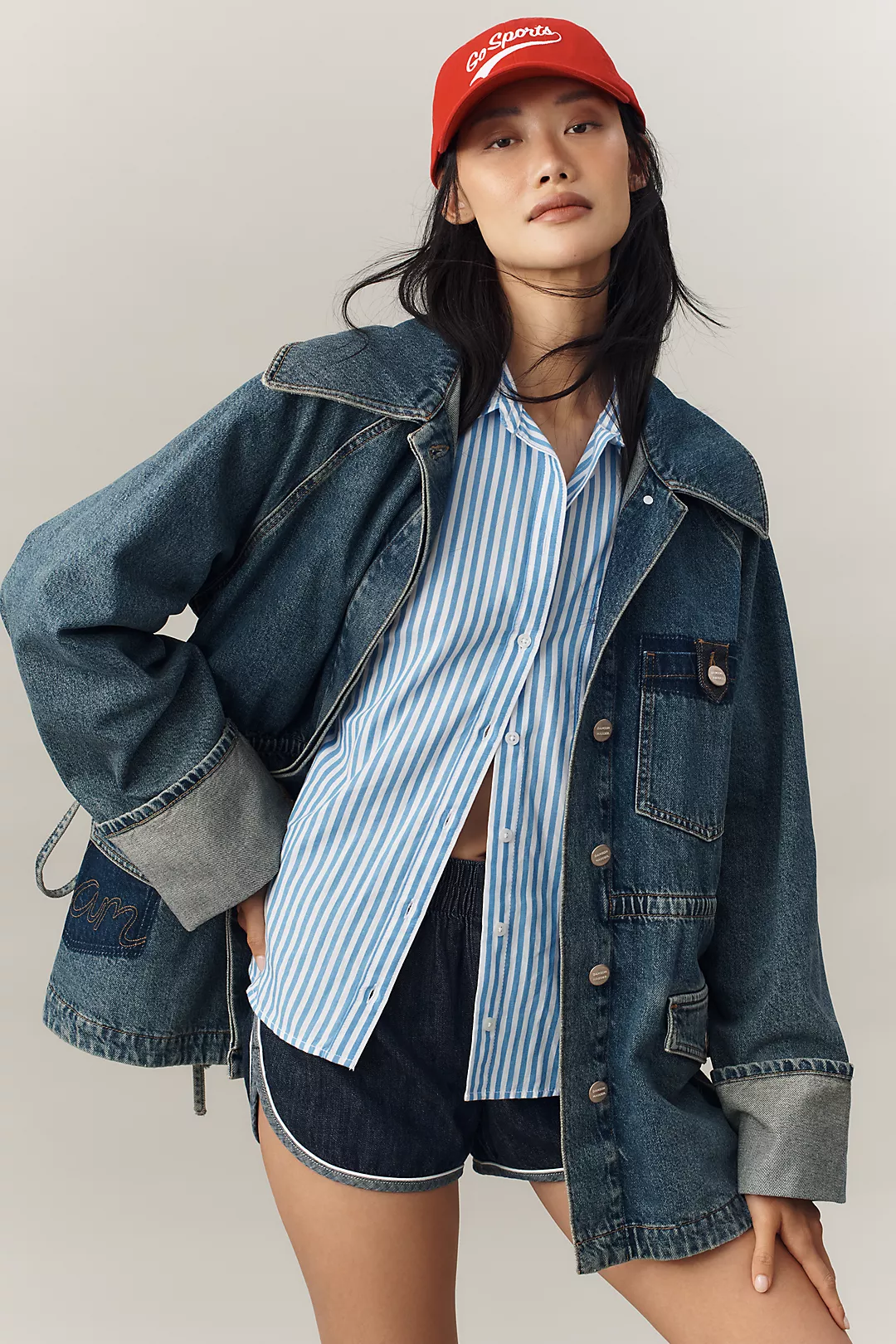 Damson Madder Emilie Workwear Denim Jacket