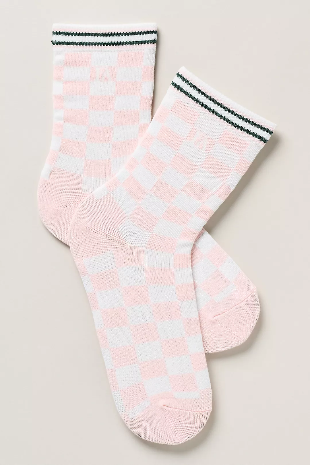 Fore All Charlie Checkered Crew Socks