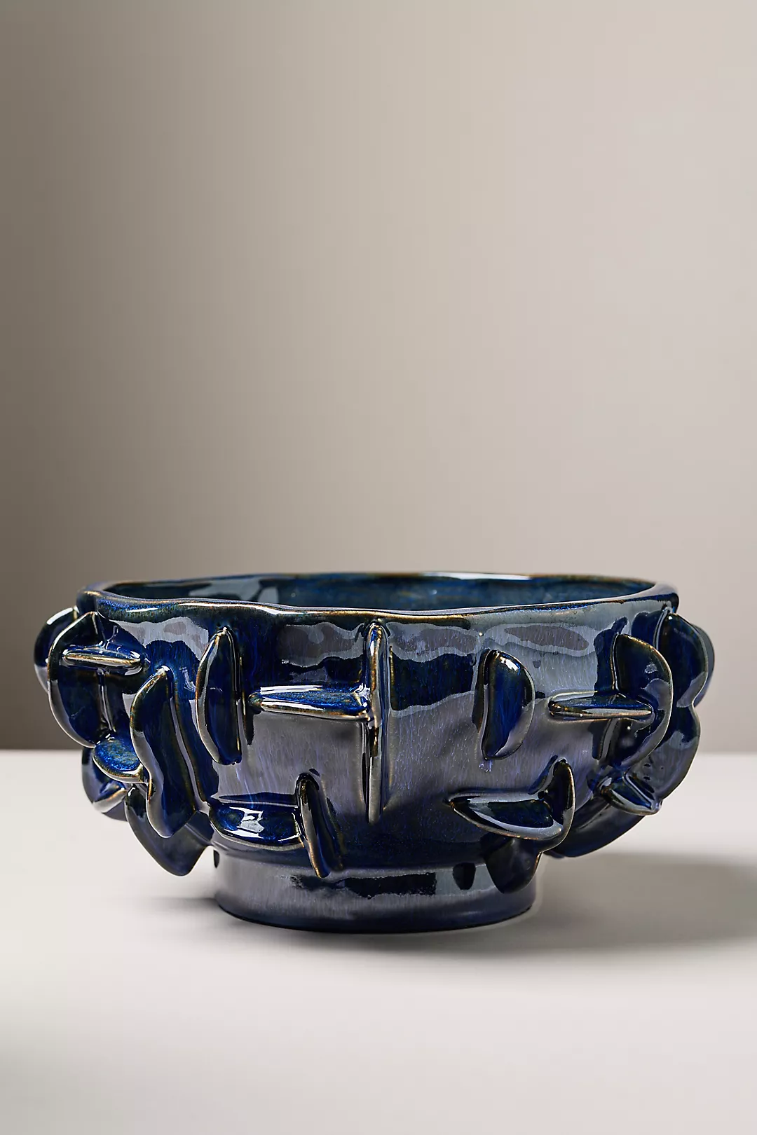 Jamie Young Cobalt Textured Vessel