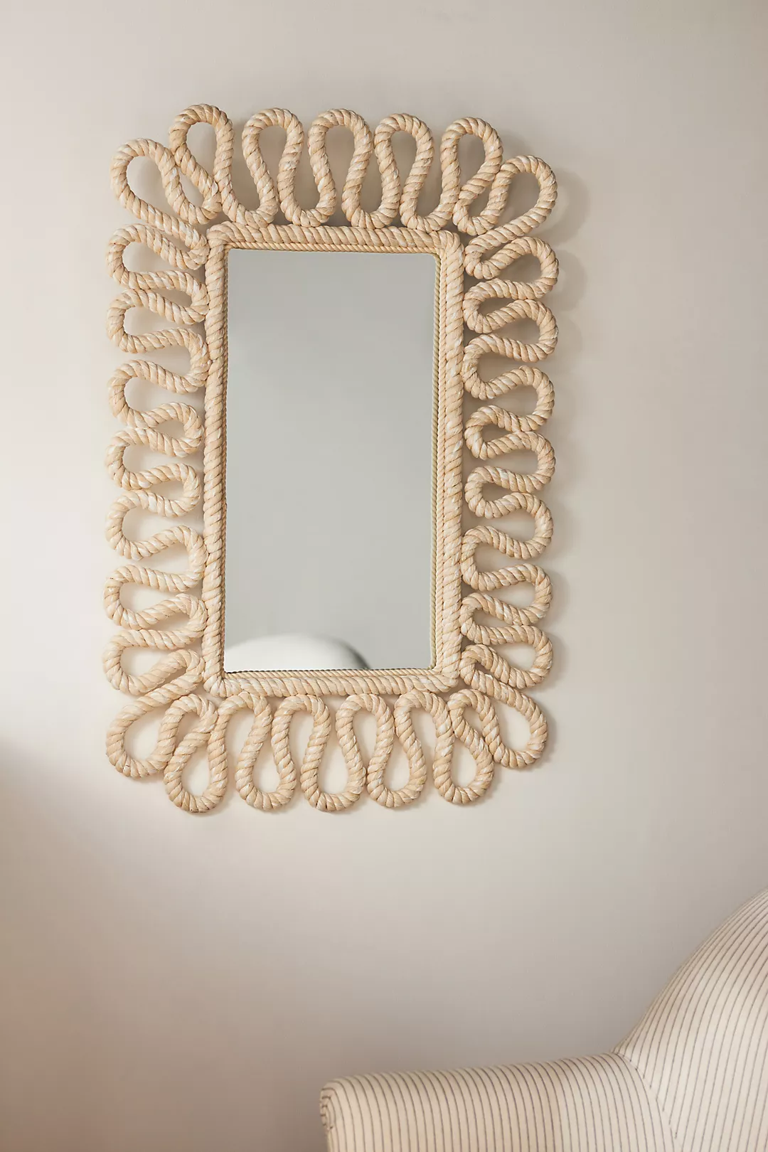 Caracol Rope Wall Mirror