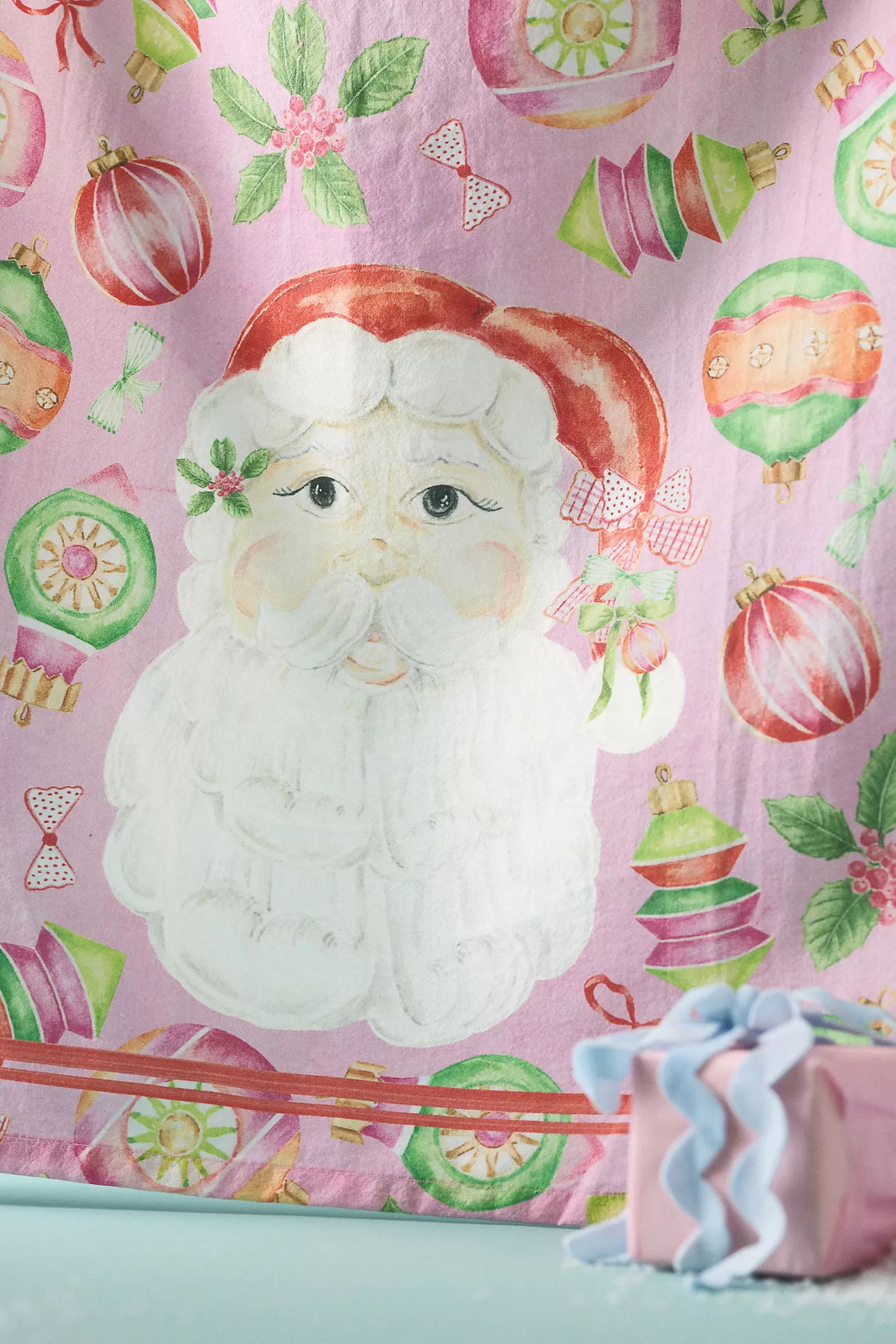Stephanie Tara Santa Dish Towel