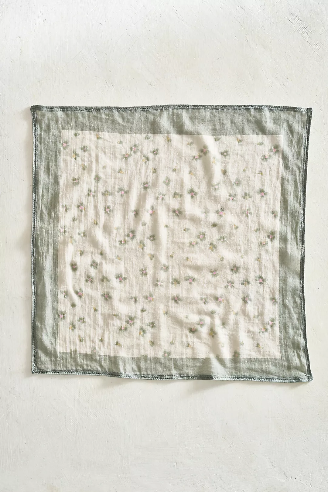 Watercolor Violets Gauze Bandana