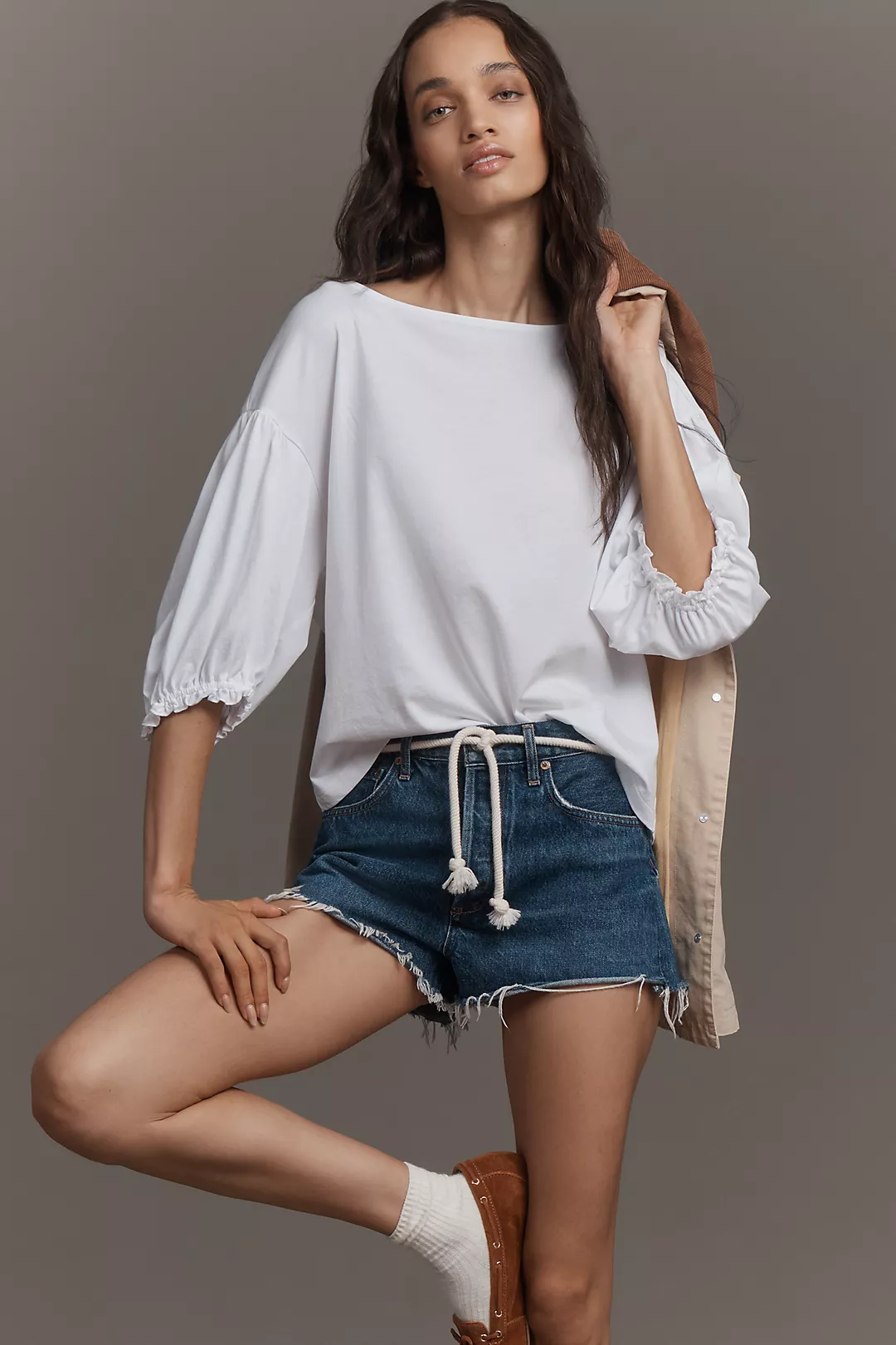 Nation Los Angeles Sandra Boat-Neck Top