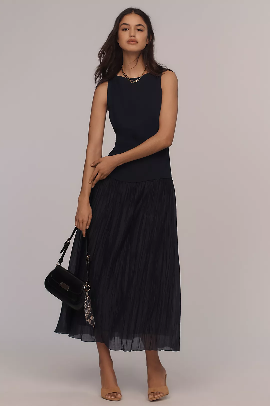 Reformation Cyra Sleeveless Twofer Maxi Dress