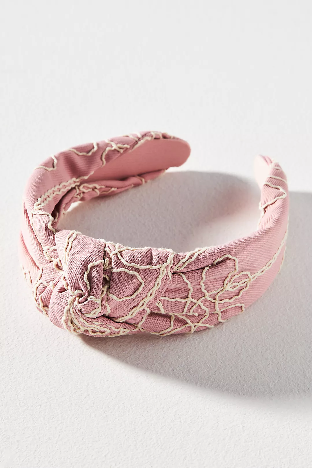 Everly Embroidered Knot Headband