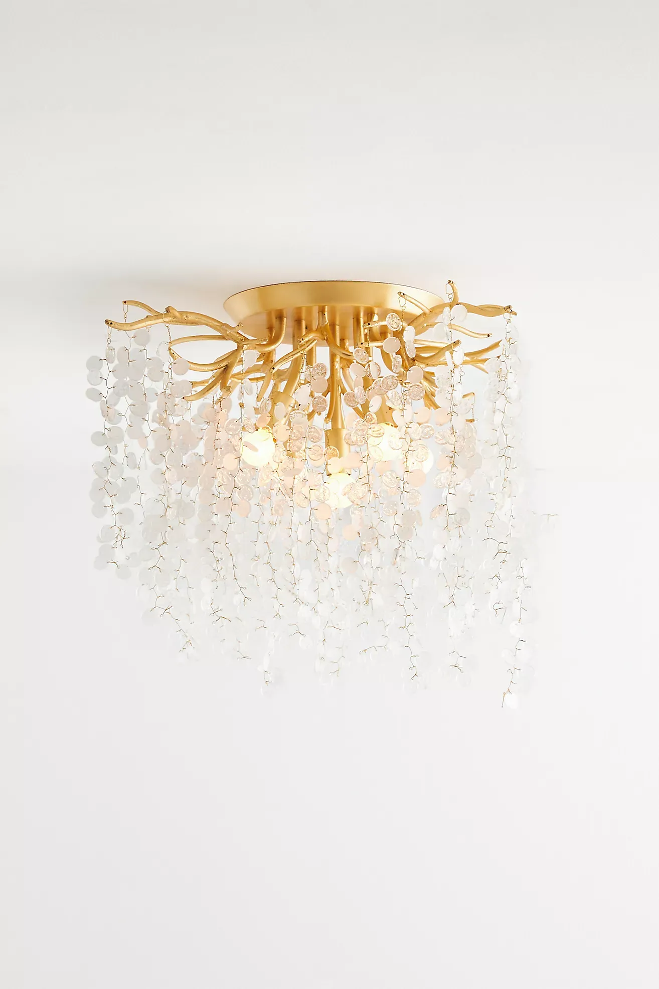 Genoa Glass Semi-Flush Mount