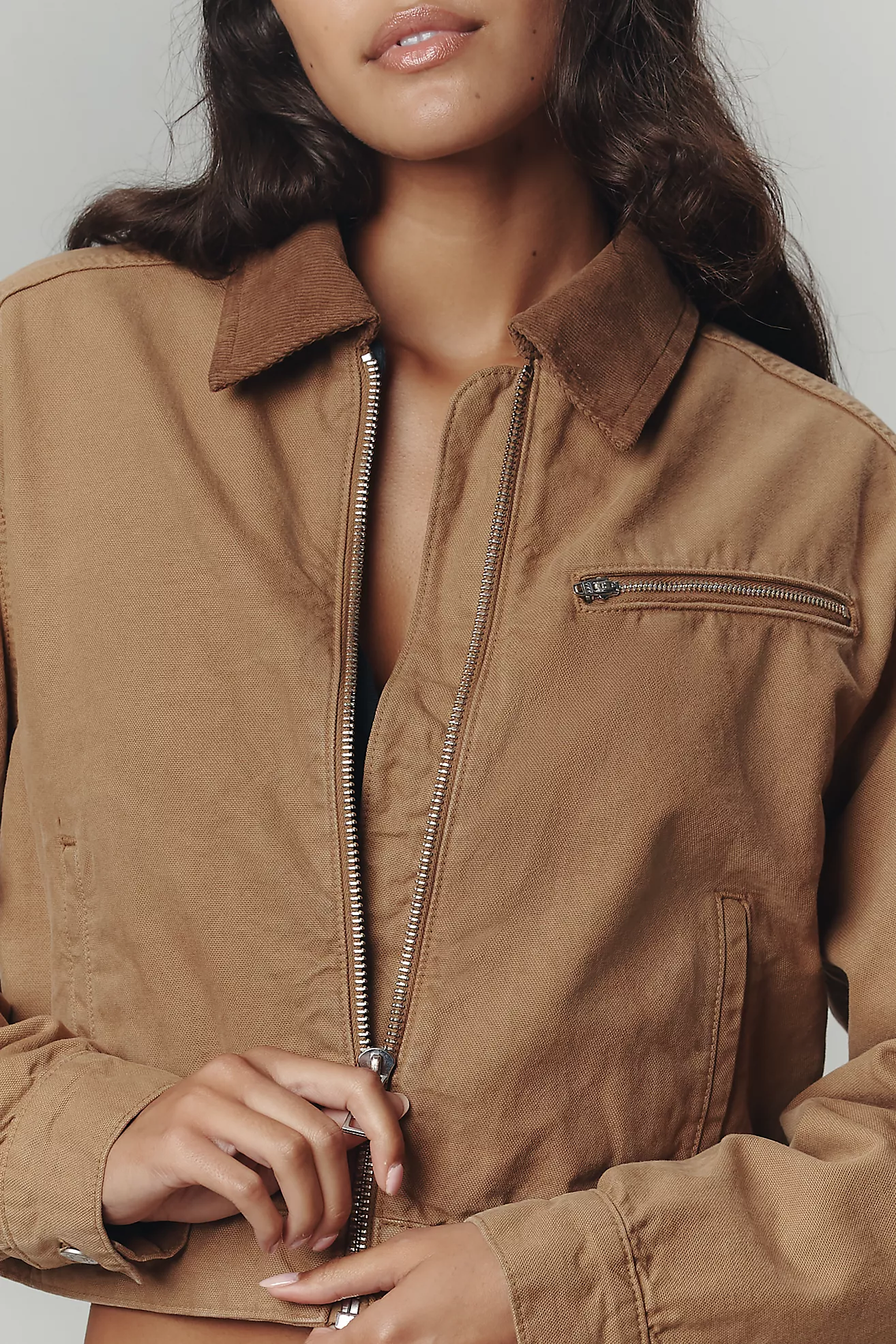 Reformation Briar Crop Utility Jacket