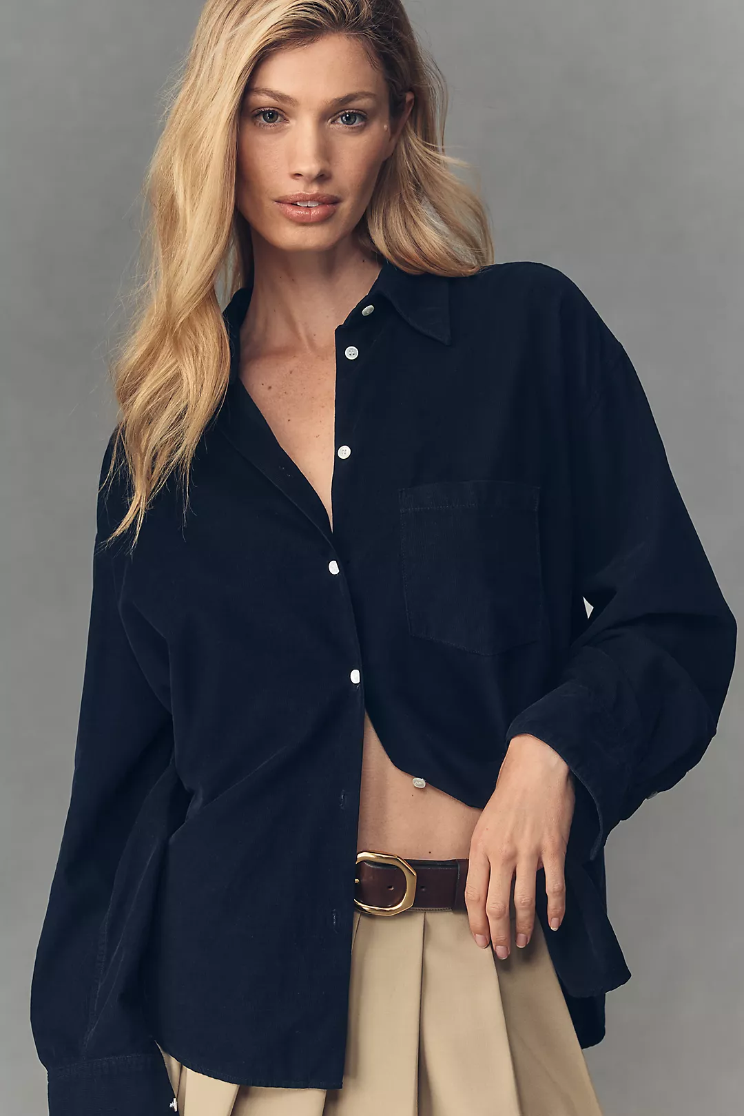 Citizens of Humanity Kayla Corduroy Buttondown Shirt