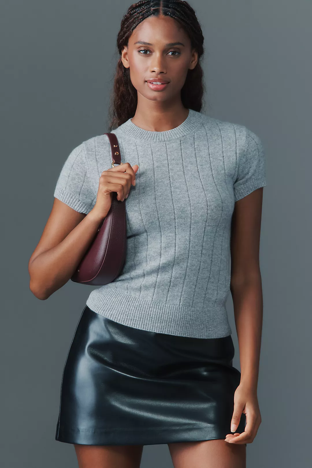 Reformation Darcy Cashmere Sweater Tee