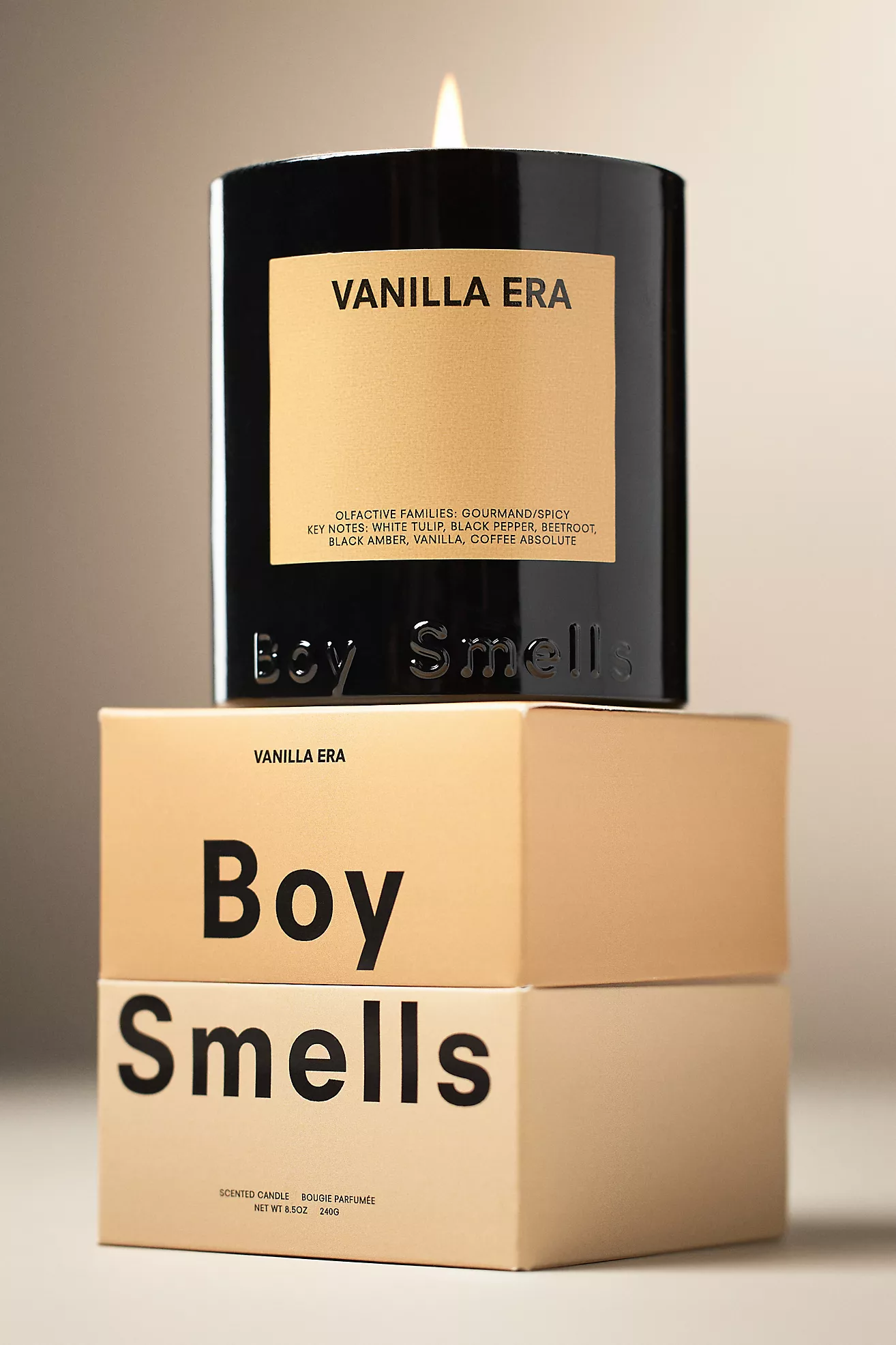 Boy Smells Vanilla Era Boxed Glass Candle