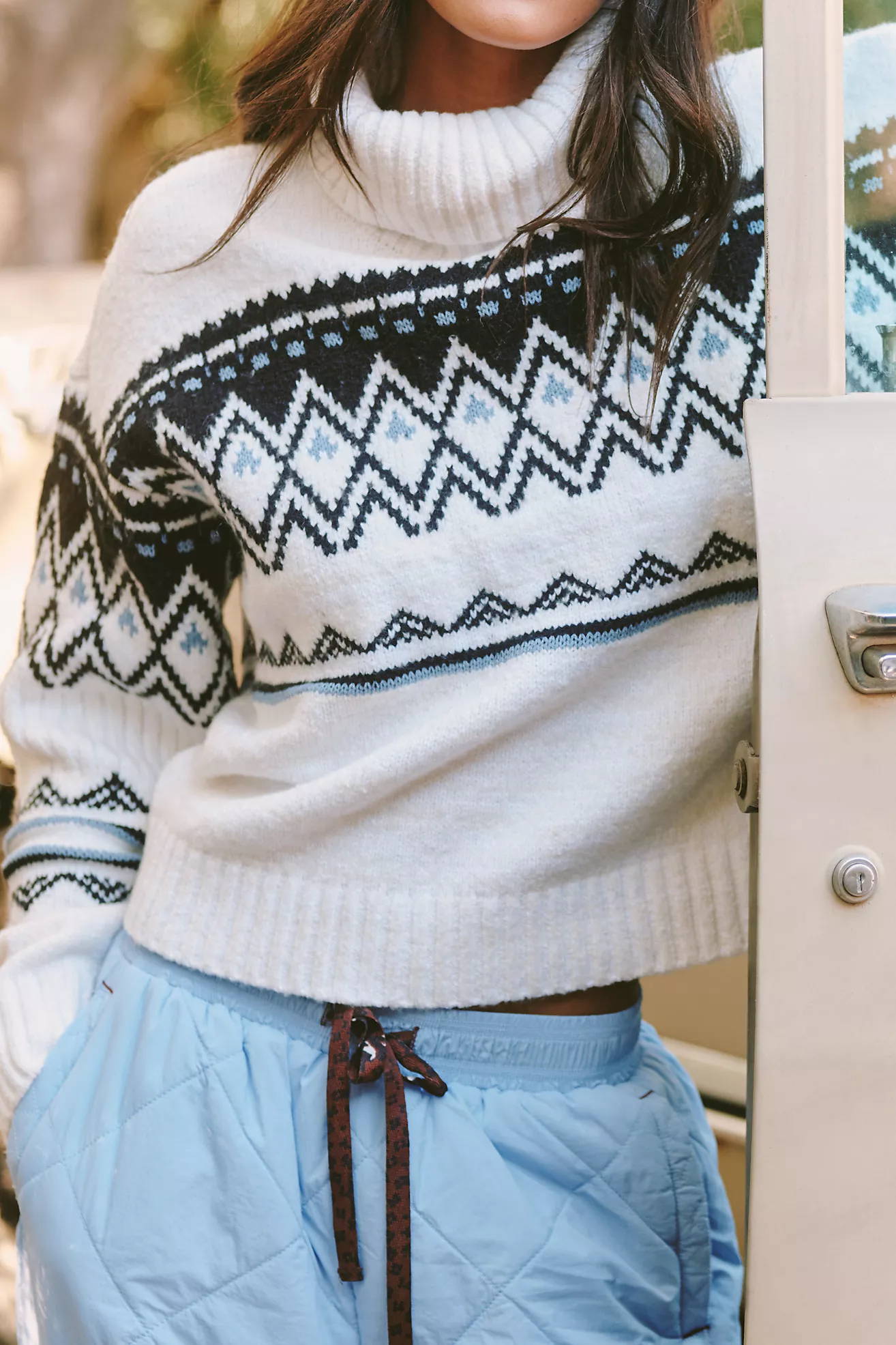 Daily Practice Evergreen Turtleneck Sweater