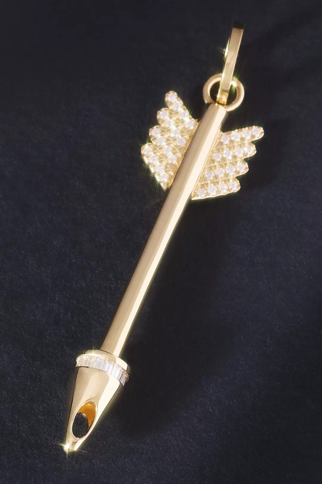 Adina Reyter Diamond Arrow Hinged Charm for Big Beads