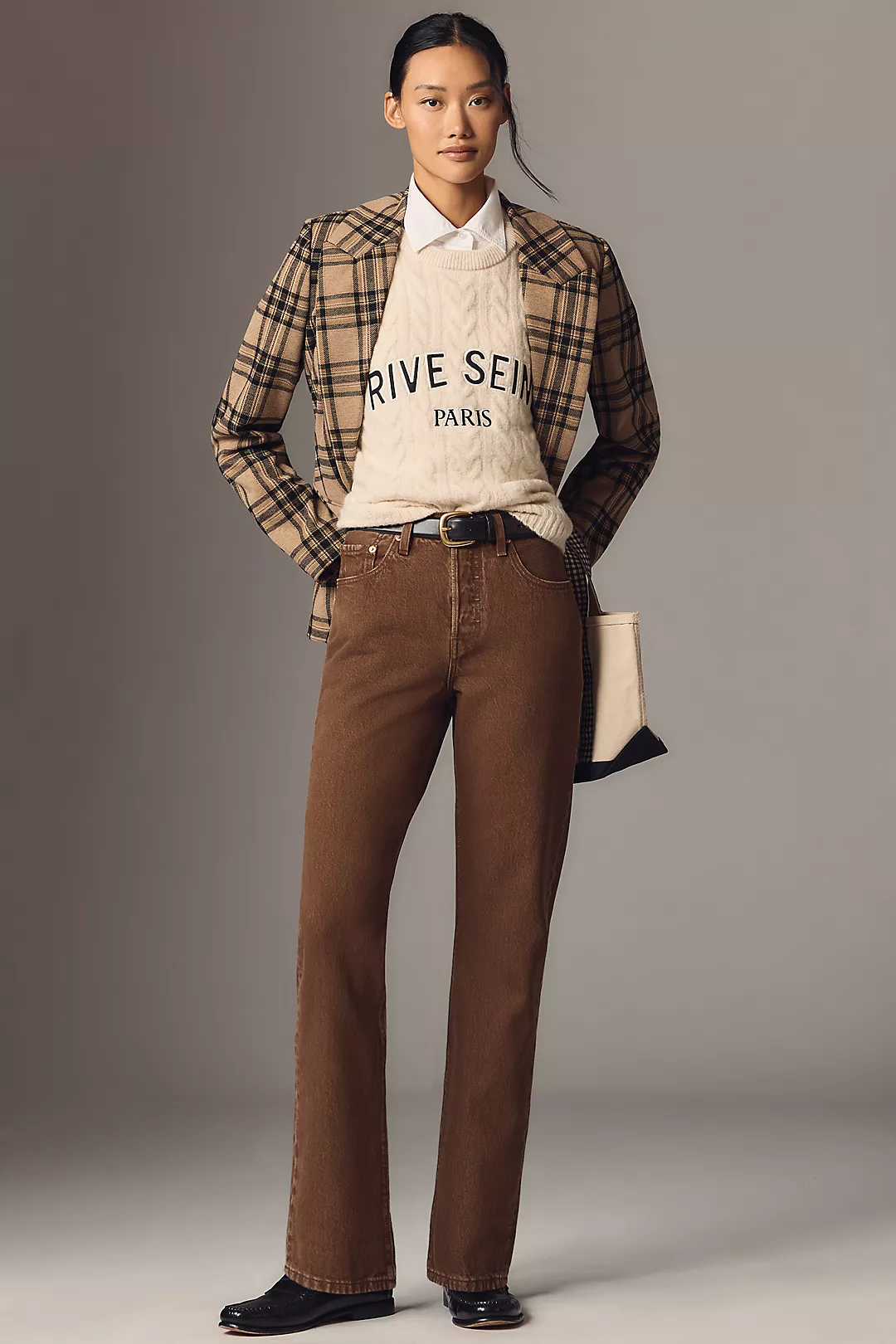 Levi's 501 High-Rise Straight-Leg Jeans