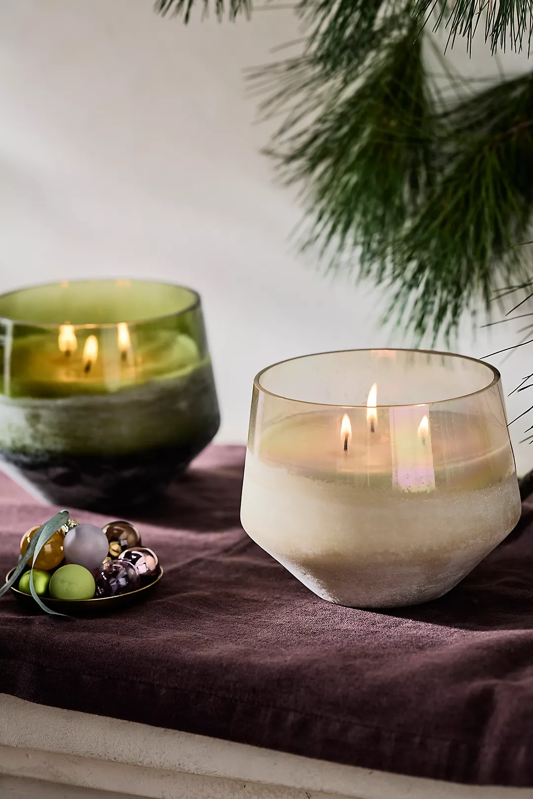 Illume Sanded Glass Candle, Holiday