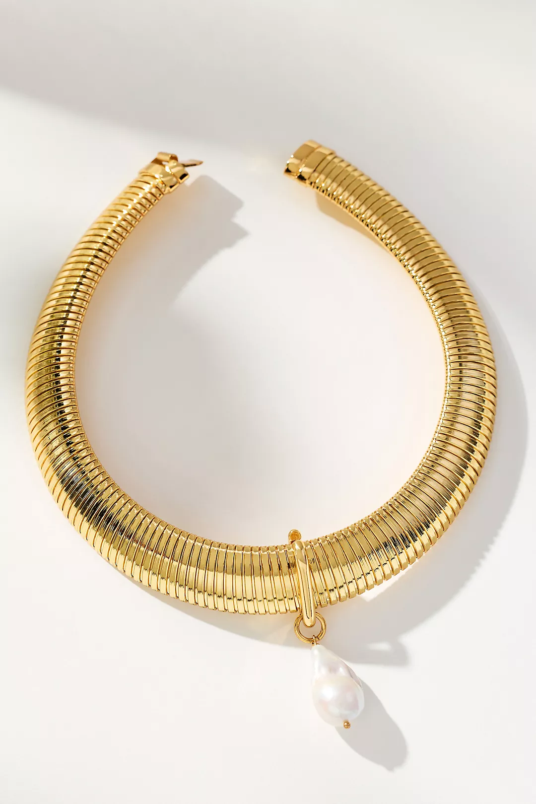 Timeless Pearly Baroque Pearl Choker Necklace