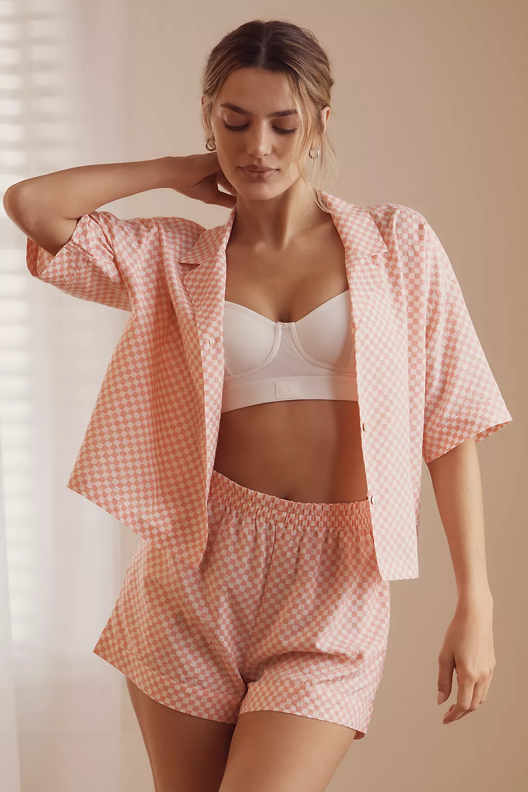 Papinelle Anais Short-Sleeve Shirt & Boxers Pajama Set